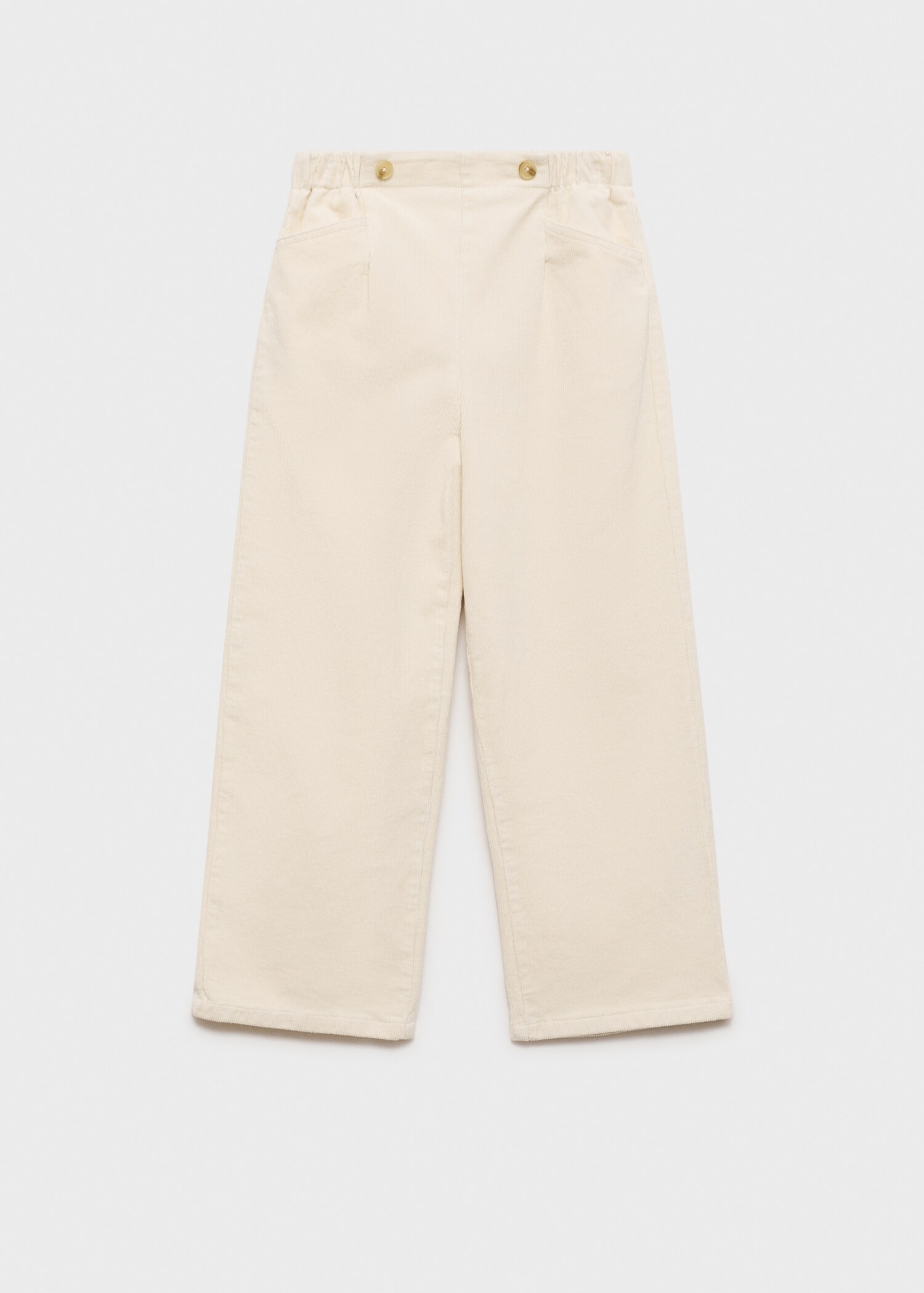 Pantalon style jupe-culotte velours côtelé - Article sans modèle