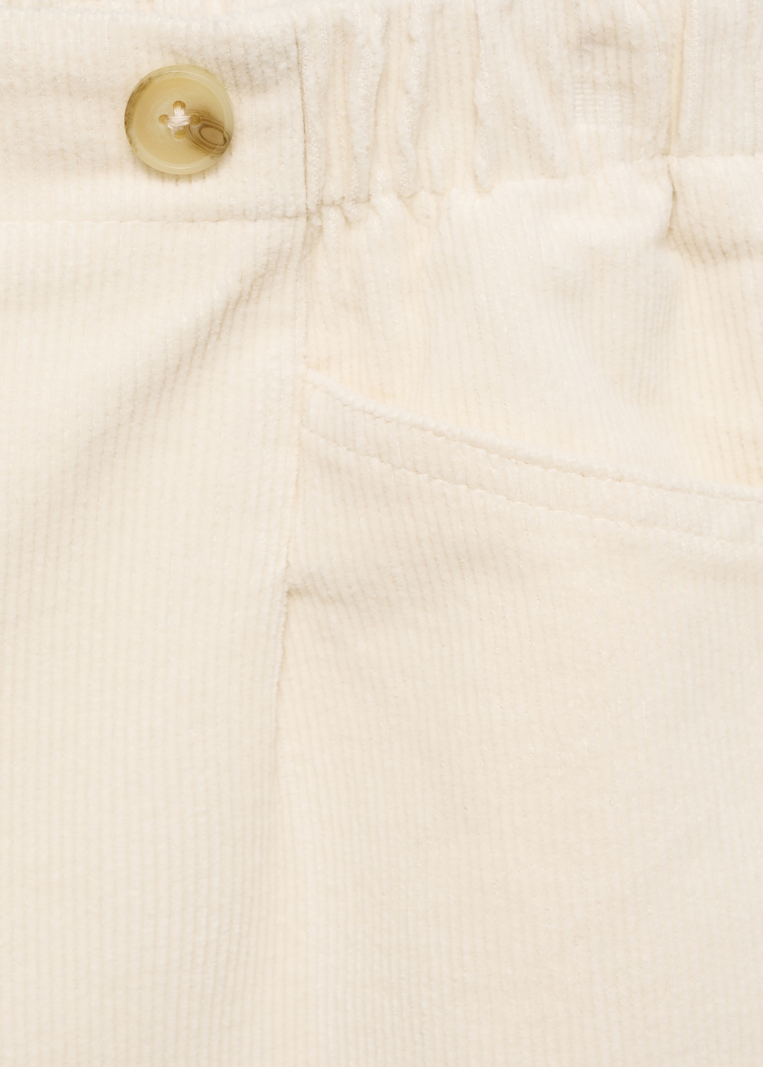 Pantalon style jupe-culotte velours côtelé - Détail de l'article 8