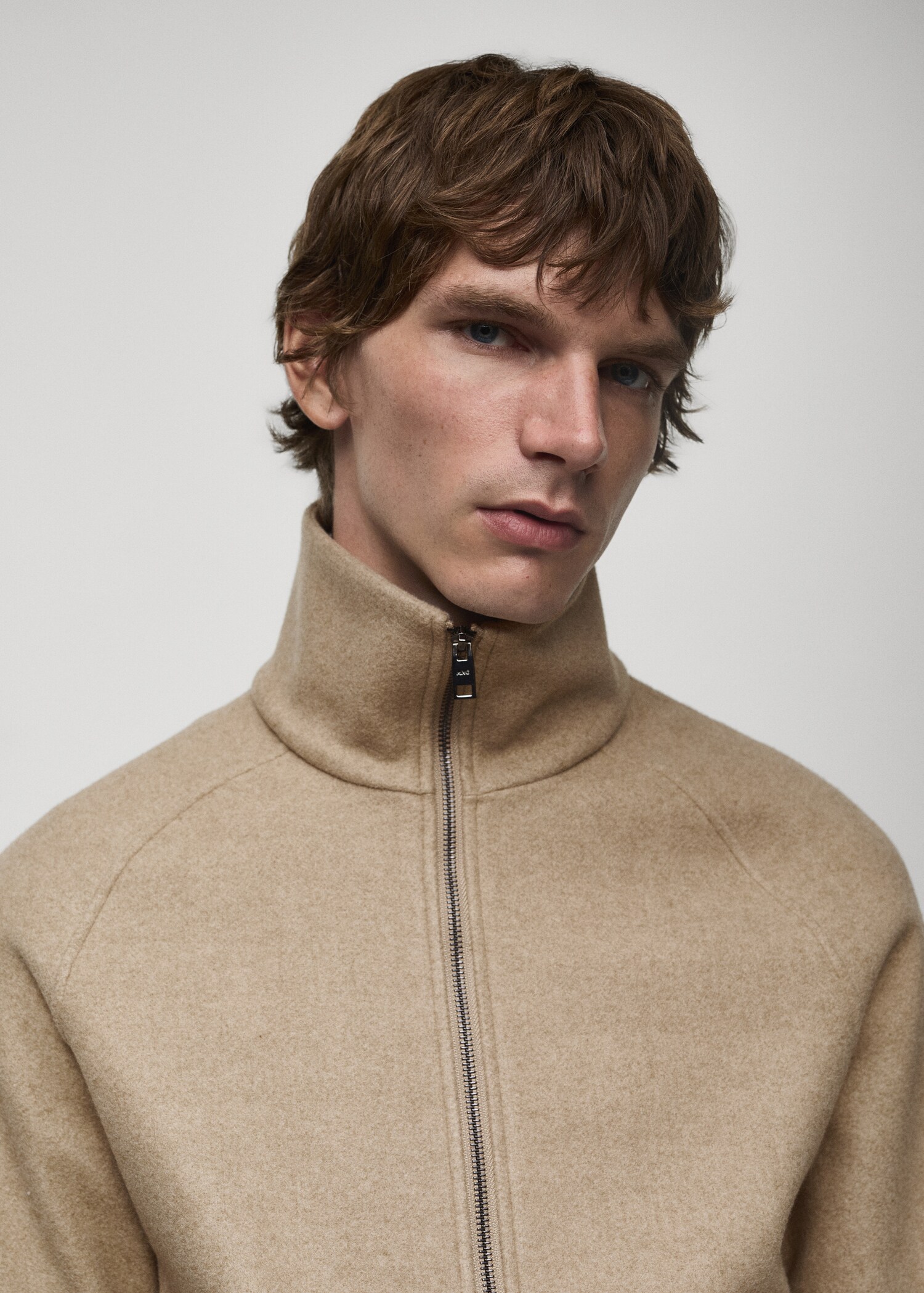 Regular-fit jacket with zip - Details of the article 1