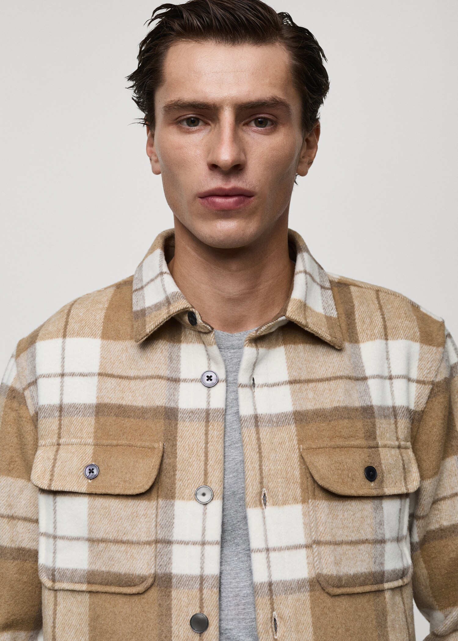 Sobrecamisa franela cuadros - Detalle del artículo 1