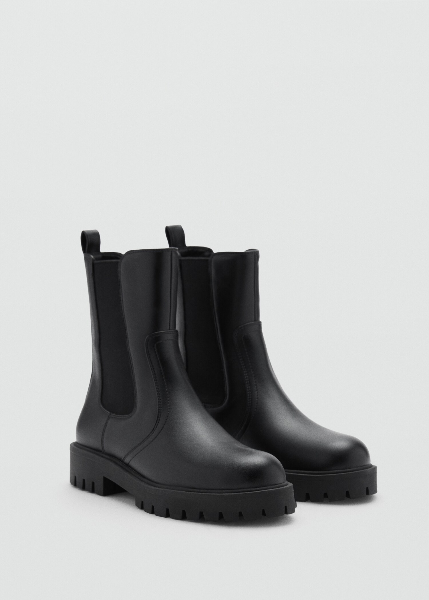 Track sole Chelsea boots - Medium plane