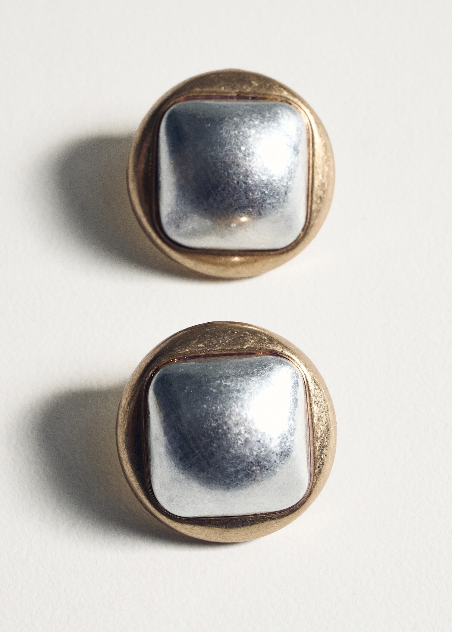 Boucles d'oreilles bicolores - Détail de l'article 1