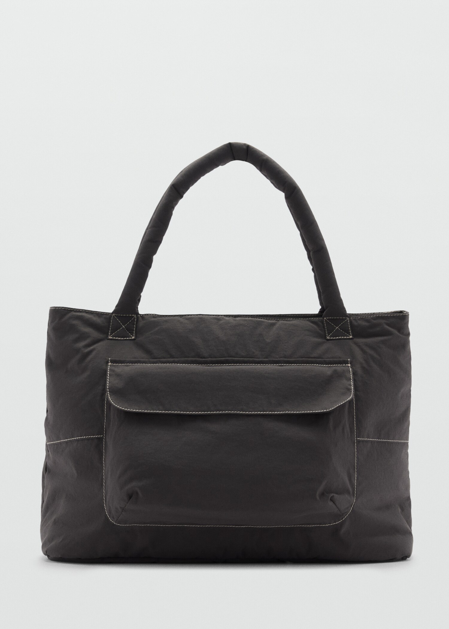 Kapitone shopper çanta - Modelsiz ürün
