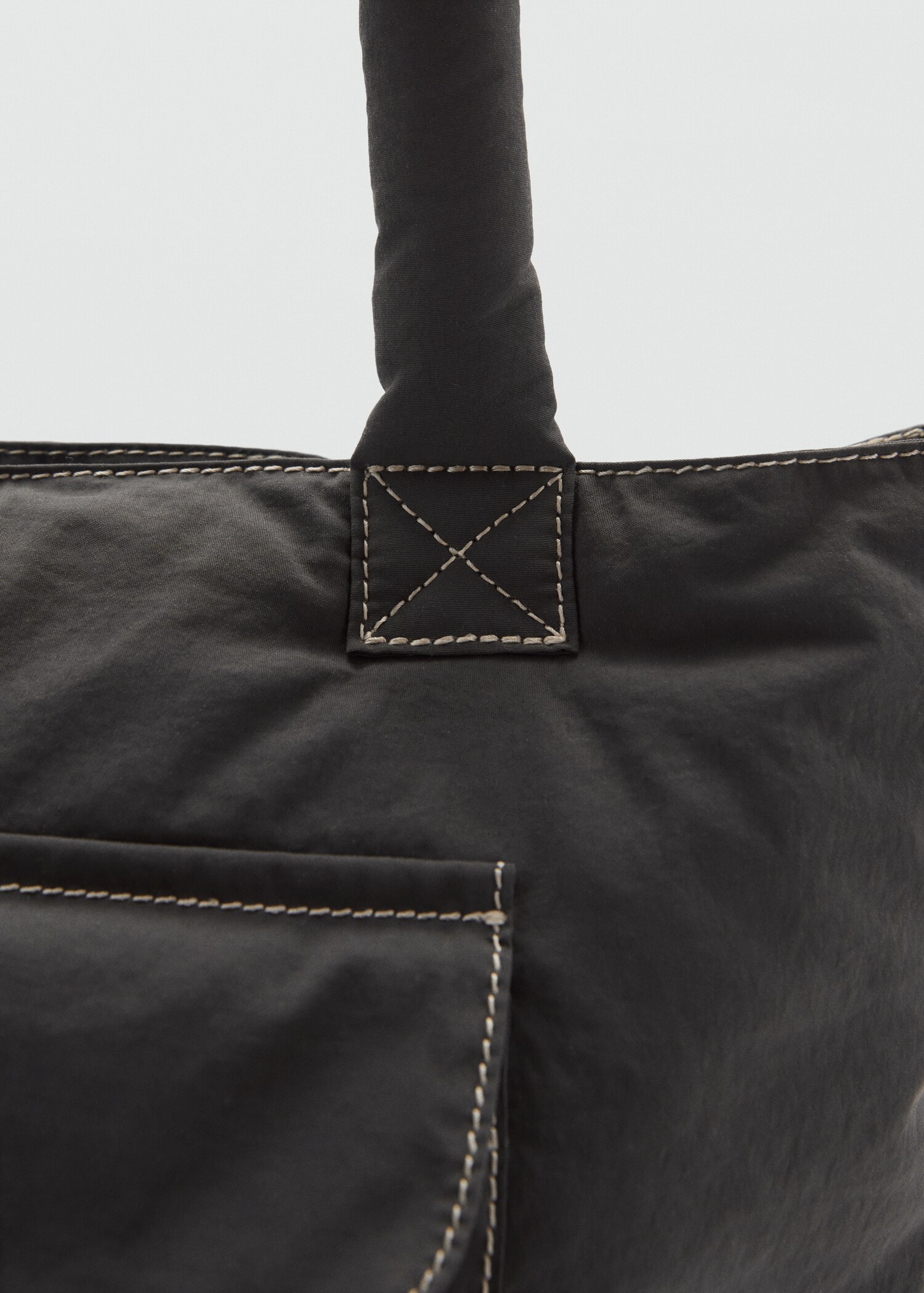 Kapitone shopper çanta - Ürün detayı 1