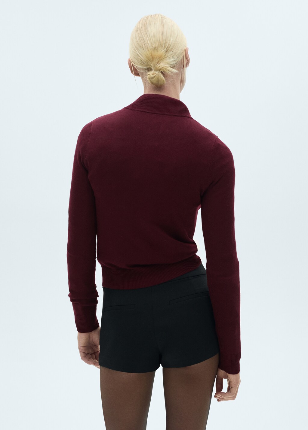 Pull boutonné dos mango deals