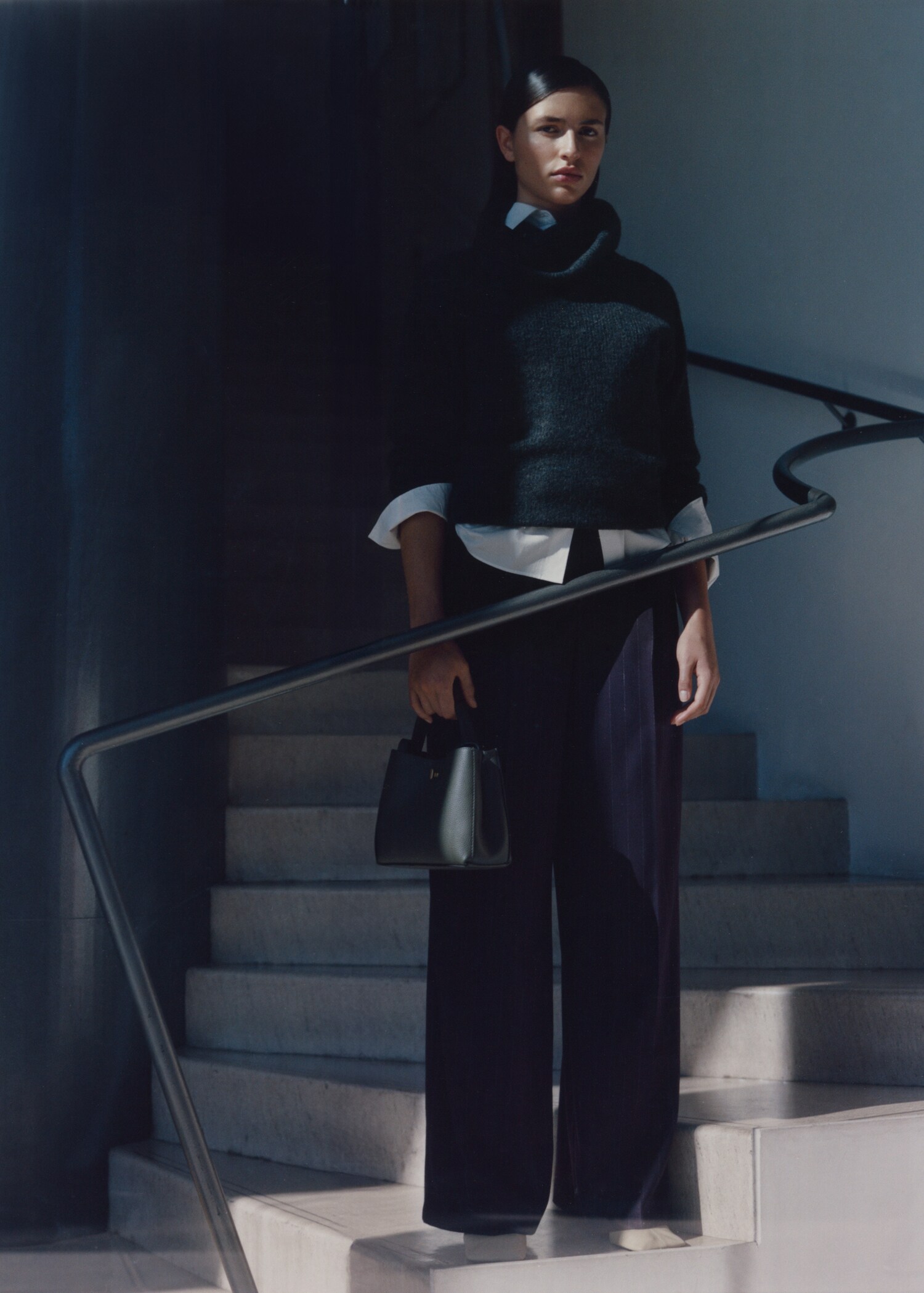 Pinstripe pleated pants - Details of the article 6