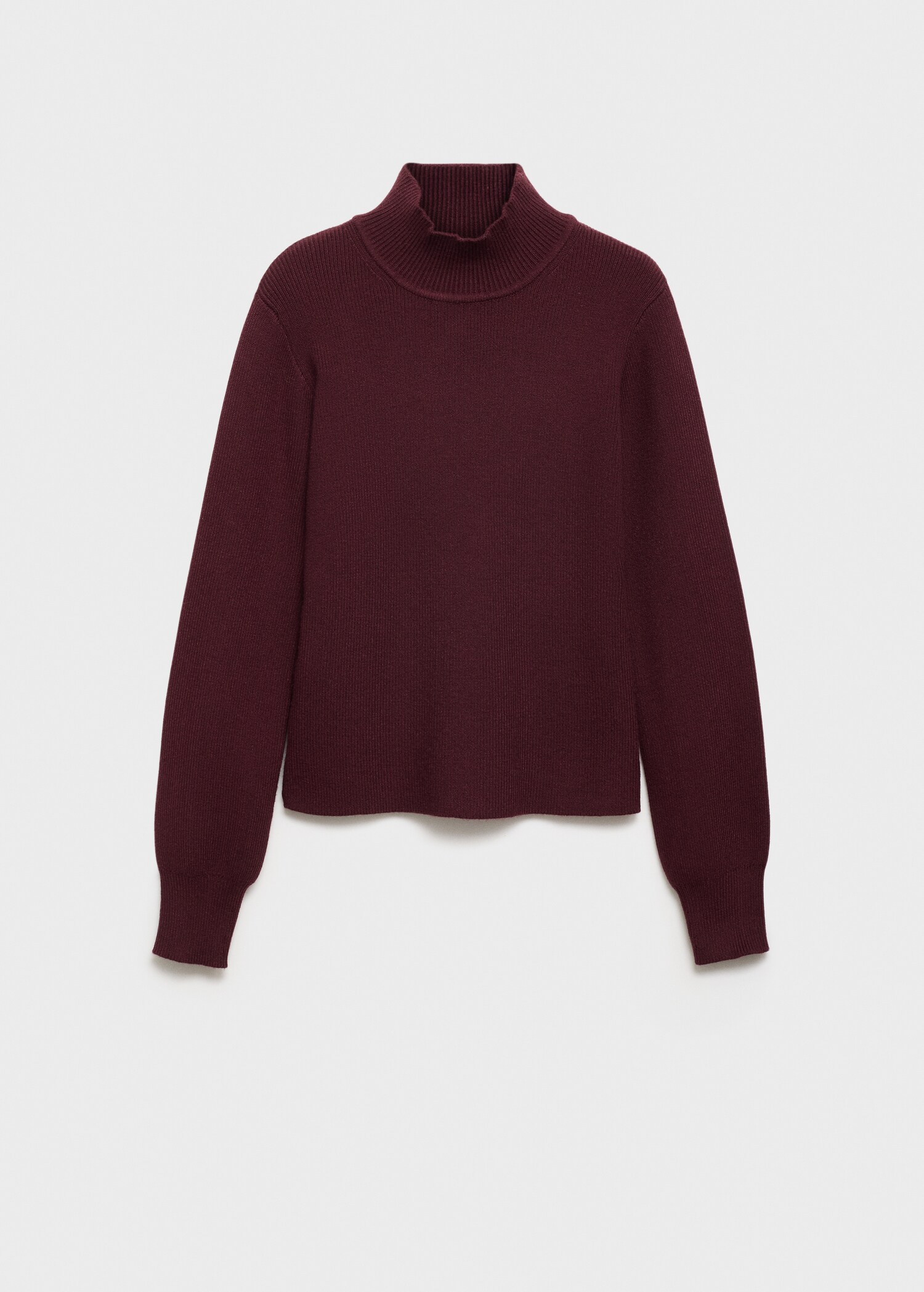 Ribbed round-neck sweater - Article without model