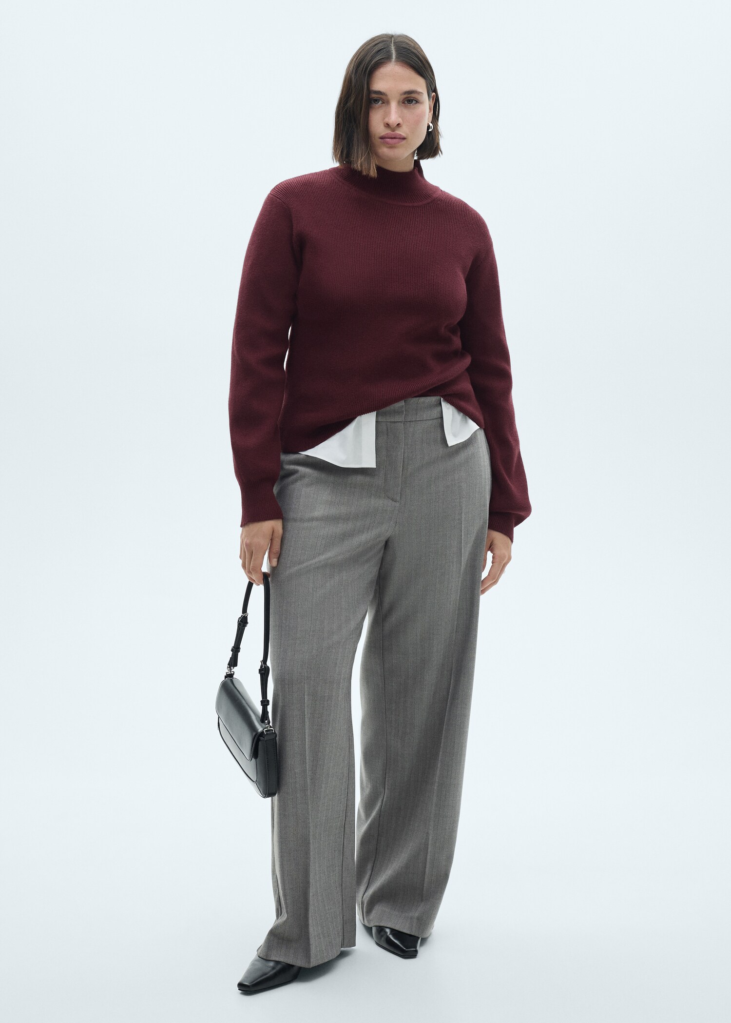 Ribbed round-neck sweater - Details of the article 3