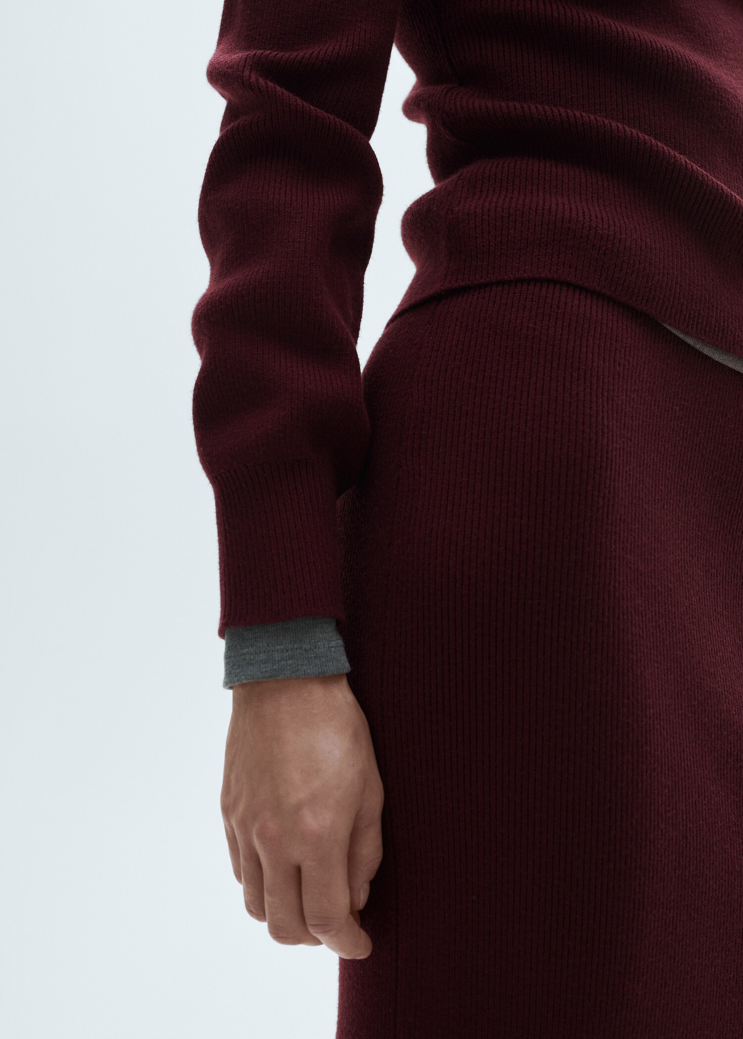 Ribbed round-neck sweater - Details of the article 6