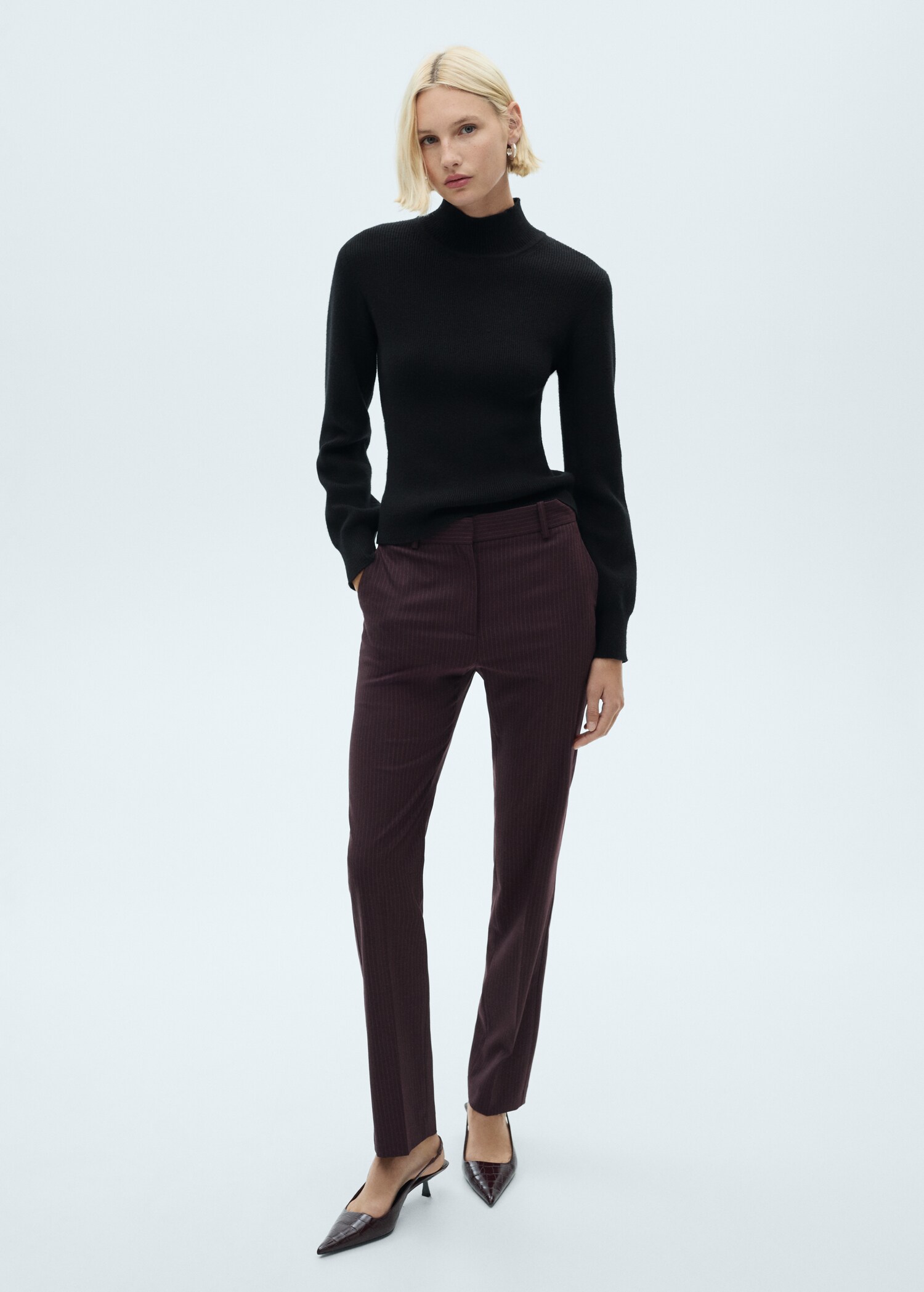 Ribbed round-neck sweater - Details of the article 2