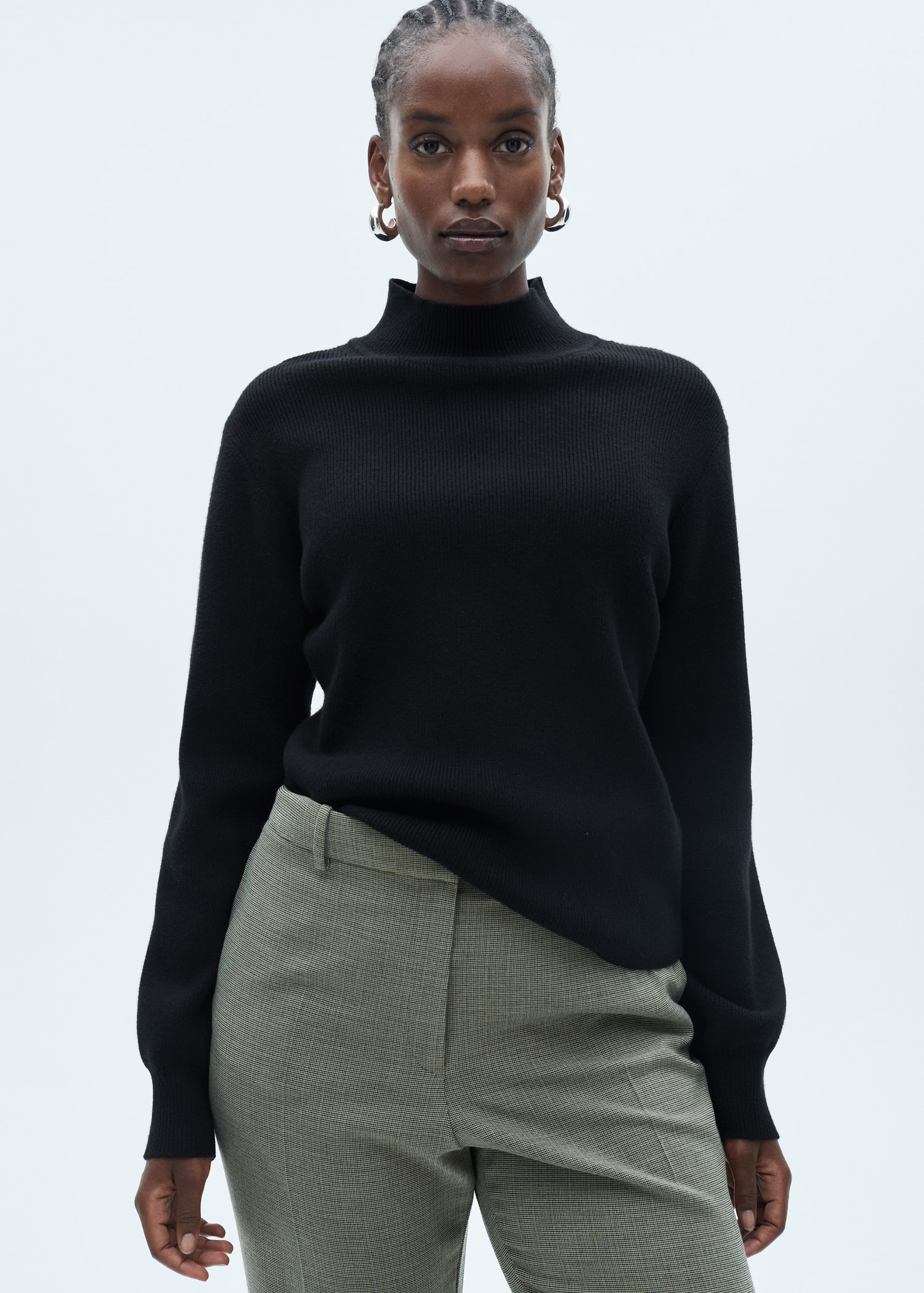 Ribbed round-neck sweater - Details of the article 5
