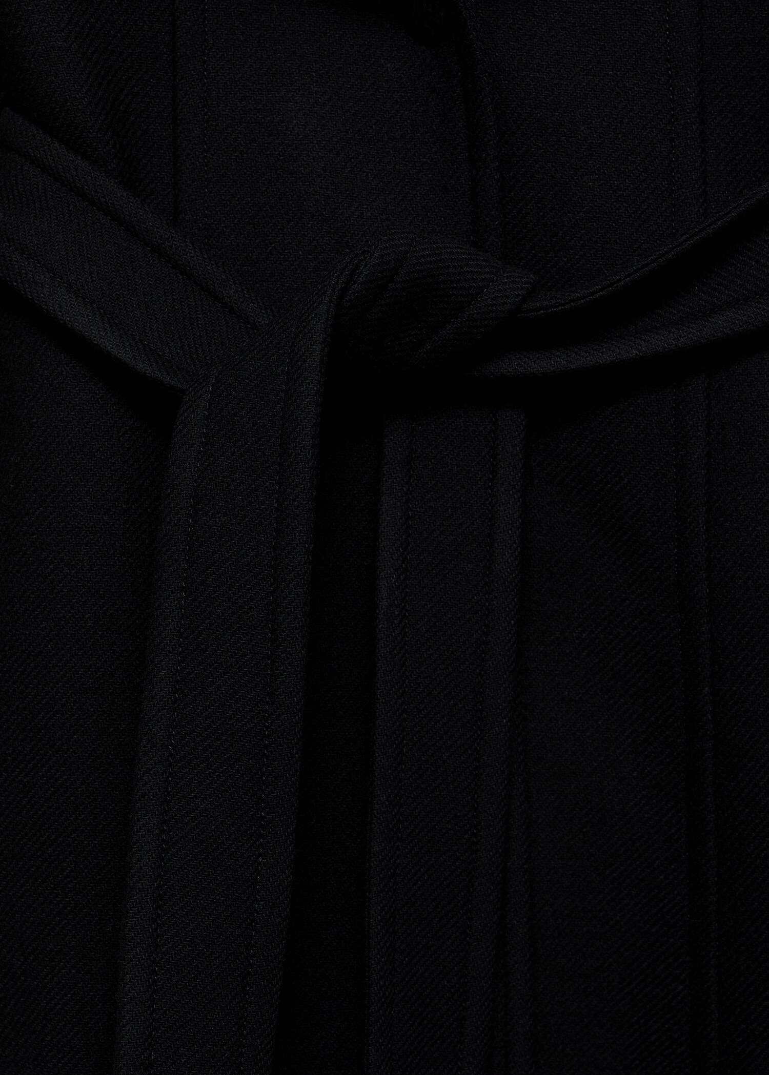 Manteau laine col imitation fourrure amovible - Détail de l'article 0