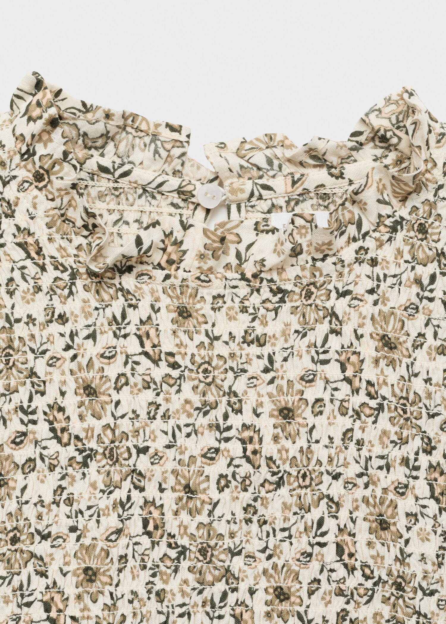 Floral gathered blouse - Details of the article 8