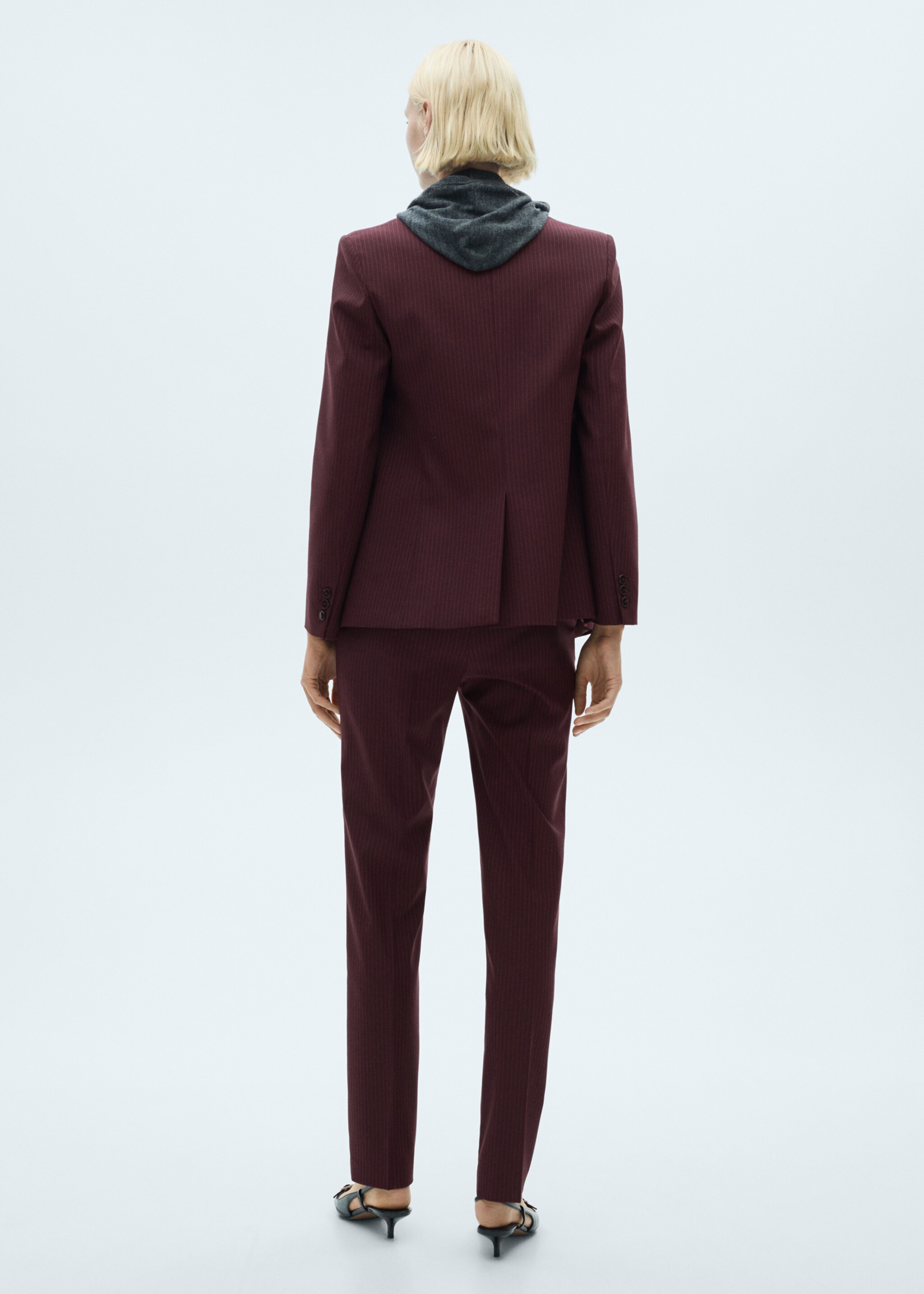 Blazer traje raya diplomática - Reverso del artículo