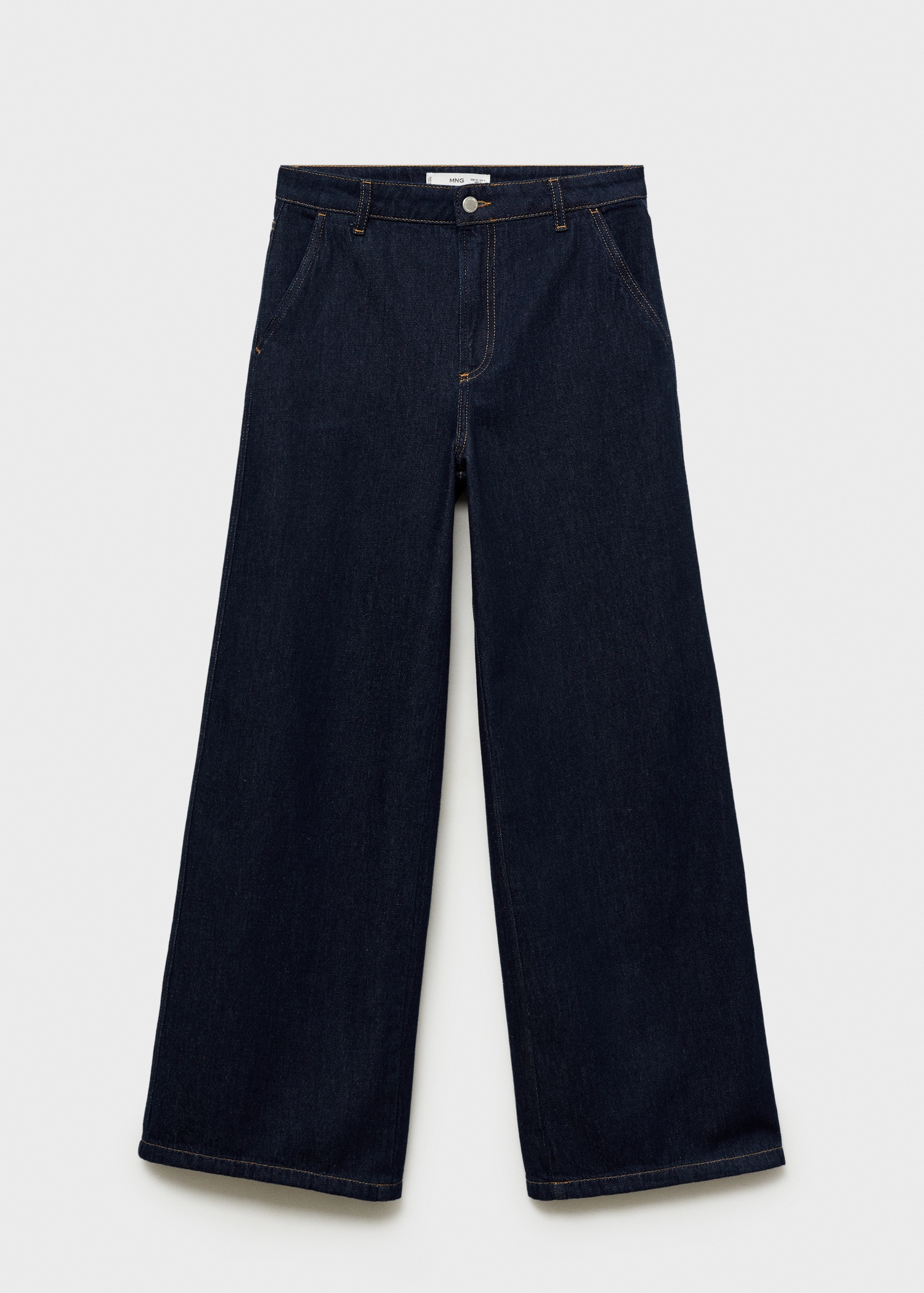 Wideleg rinse-wash jeans - Article without model