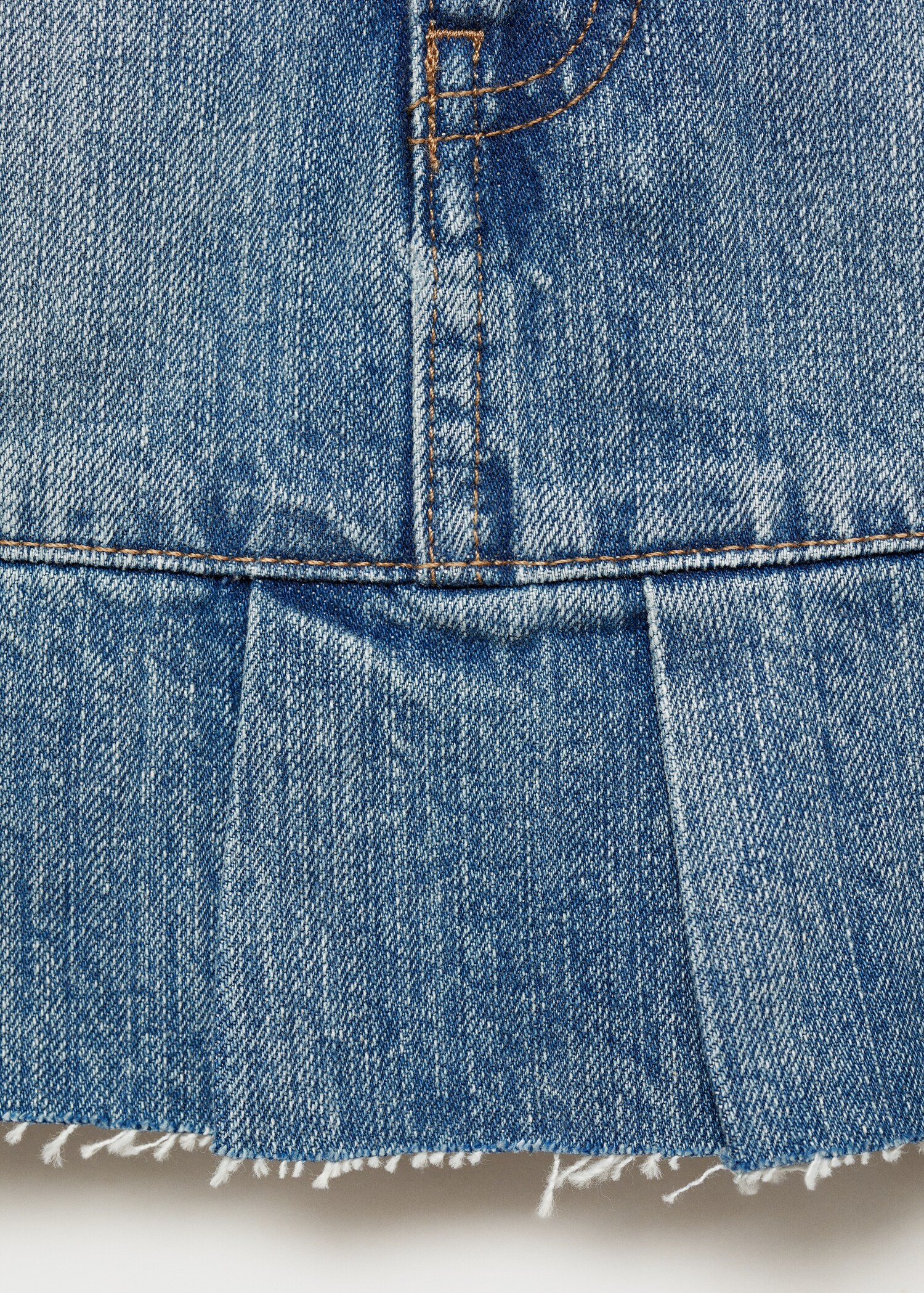 Denim mini-skirt - Details of the article 0