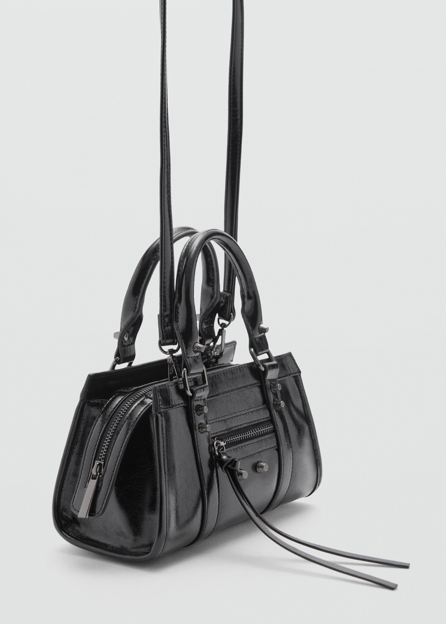 Minitas met hengsels met studs - Middenvlak