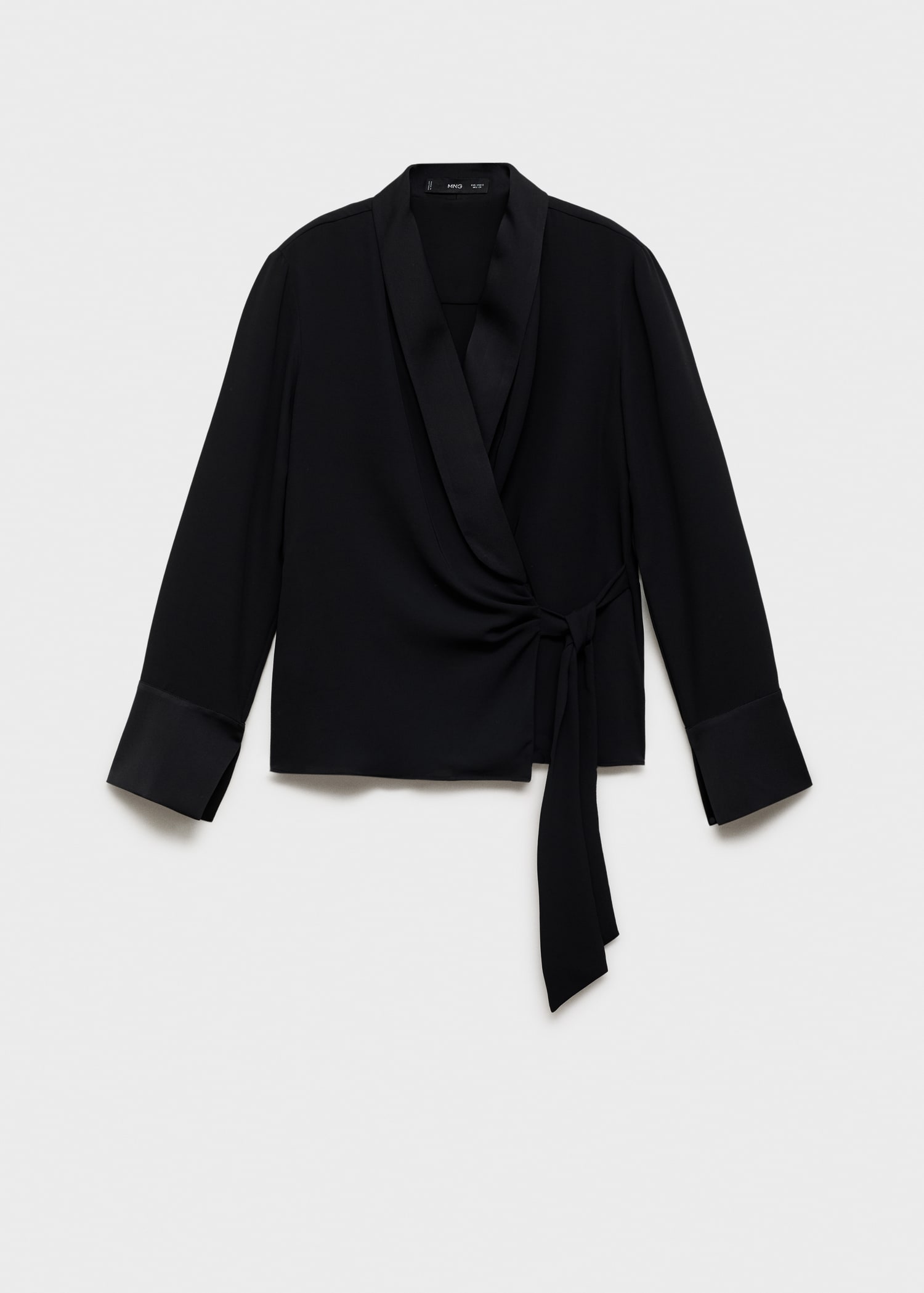 Blusa satinada lazo - Artículo sin modelo