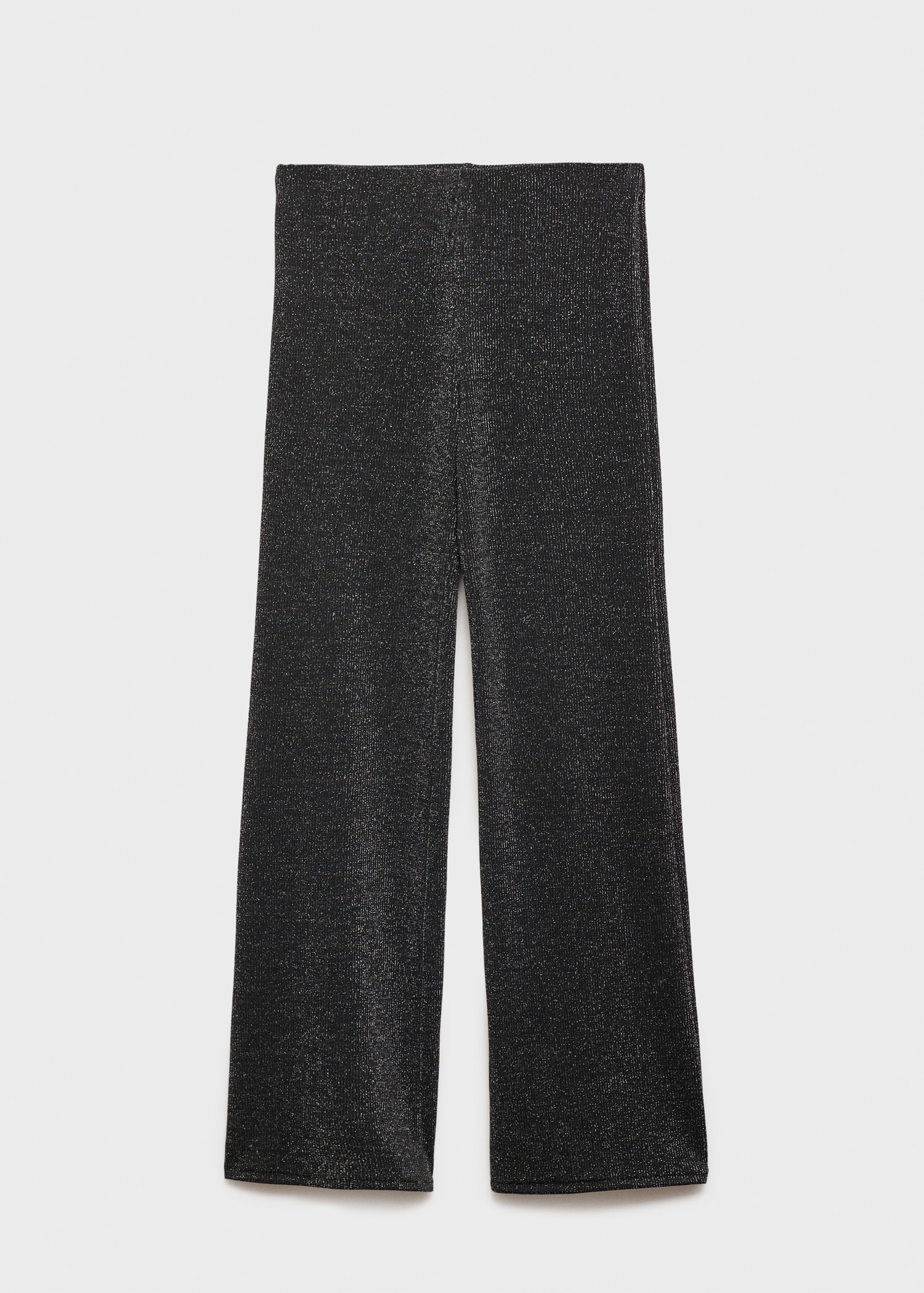 Pantaloni evazați din tricot lurex - Articol fără model
