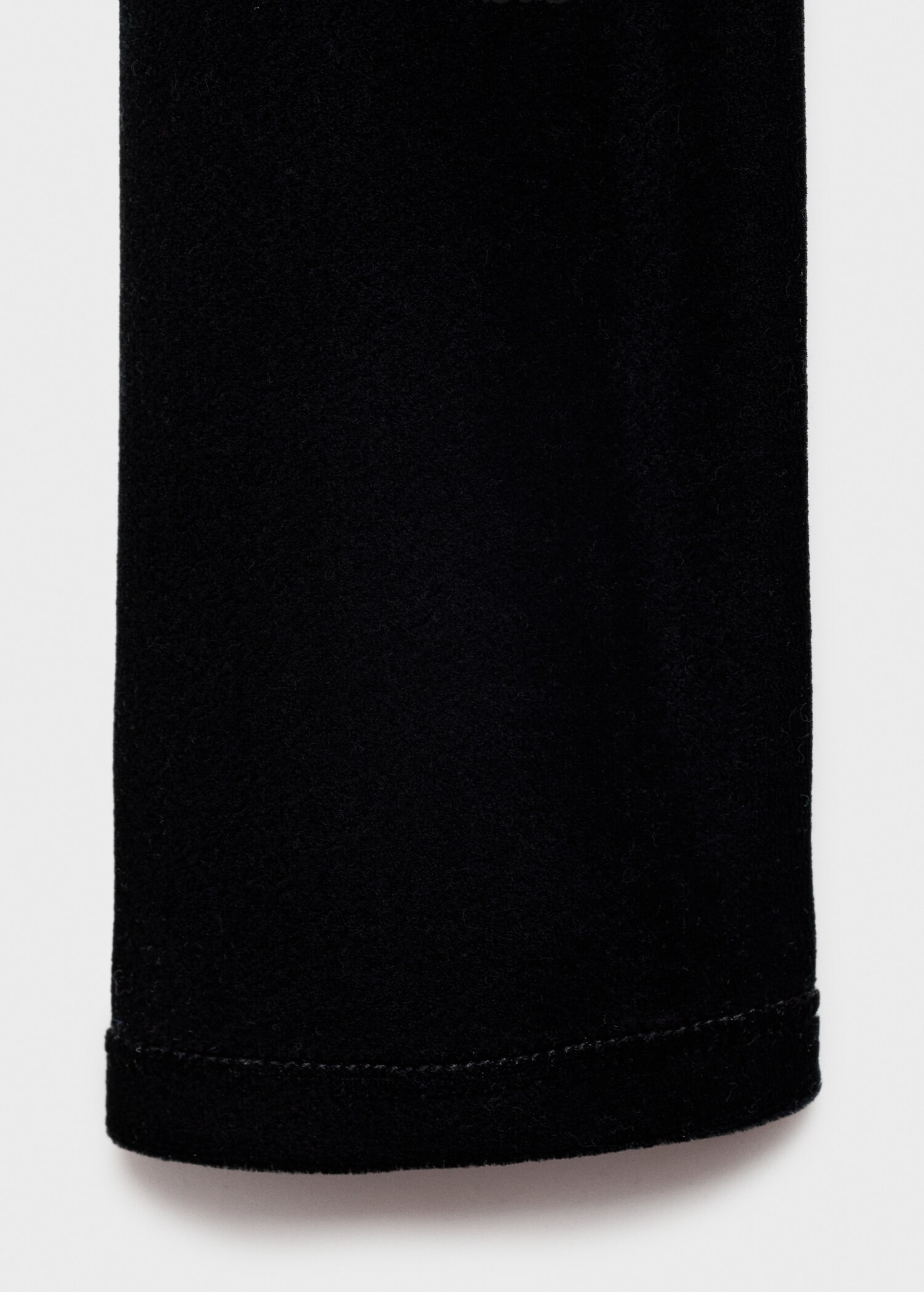 Asymmetric velvet dress - Details of the article 0