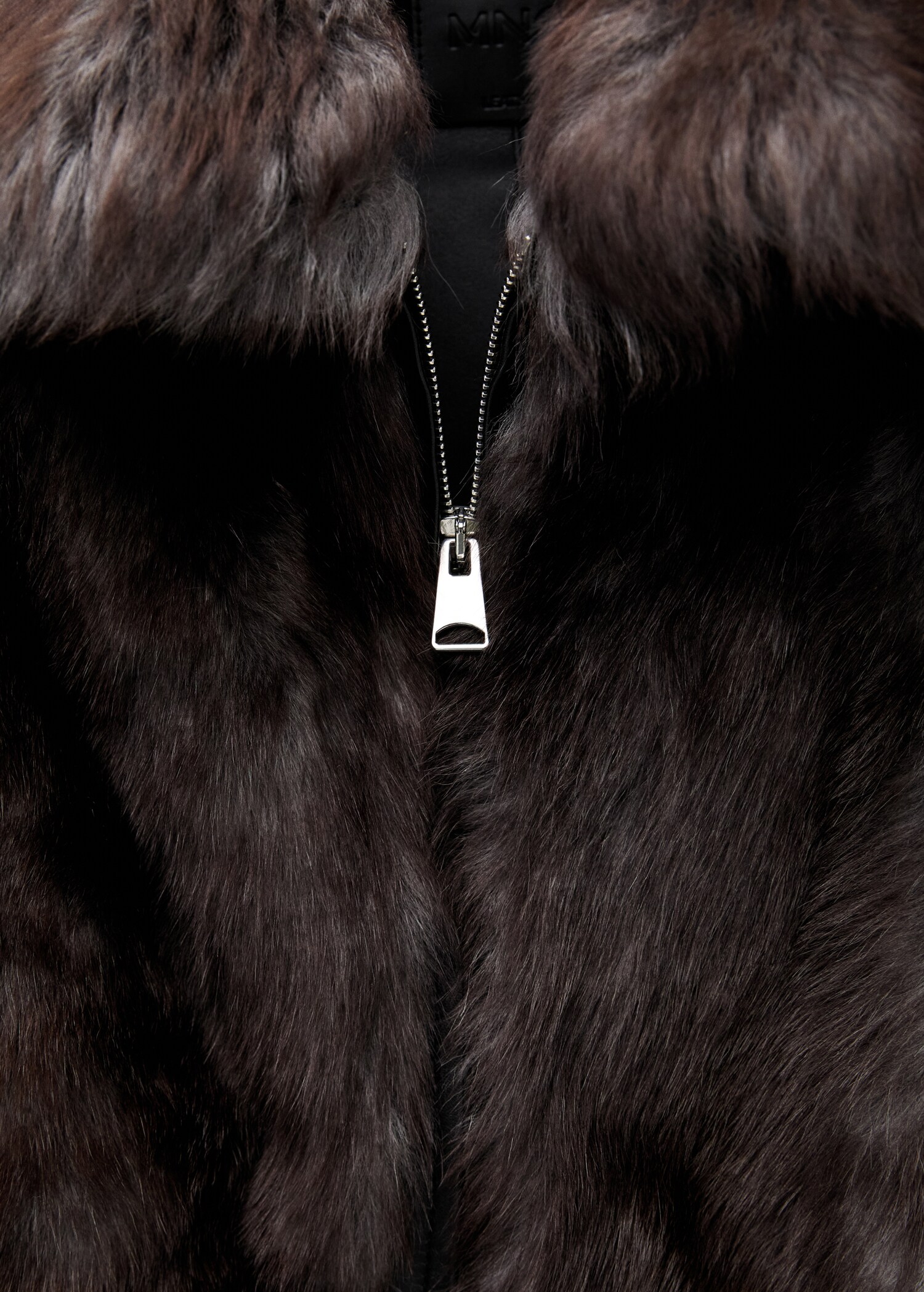 Veste 100 % cuir imitation fourrure - Détail de l'article 8