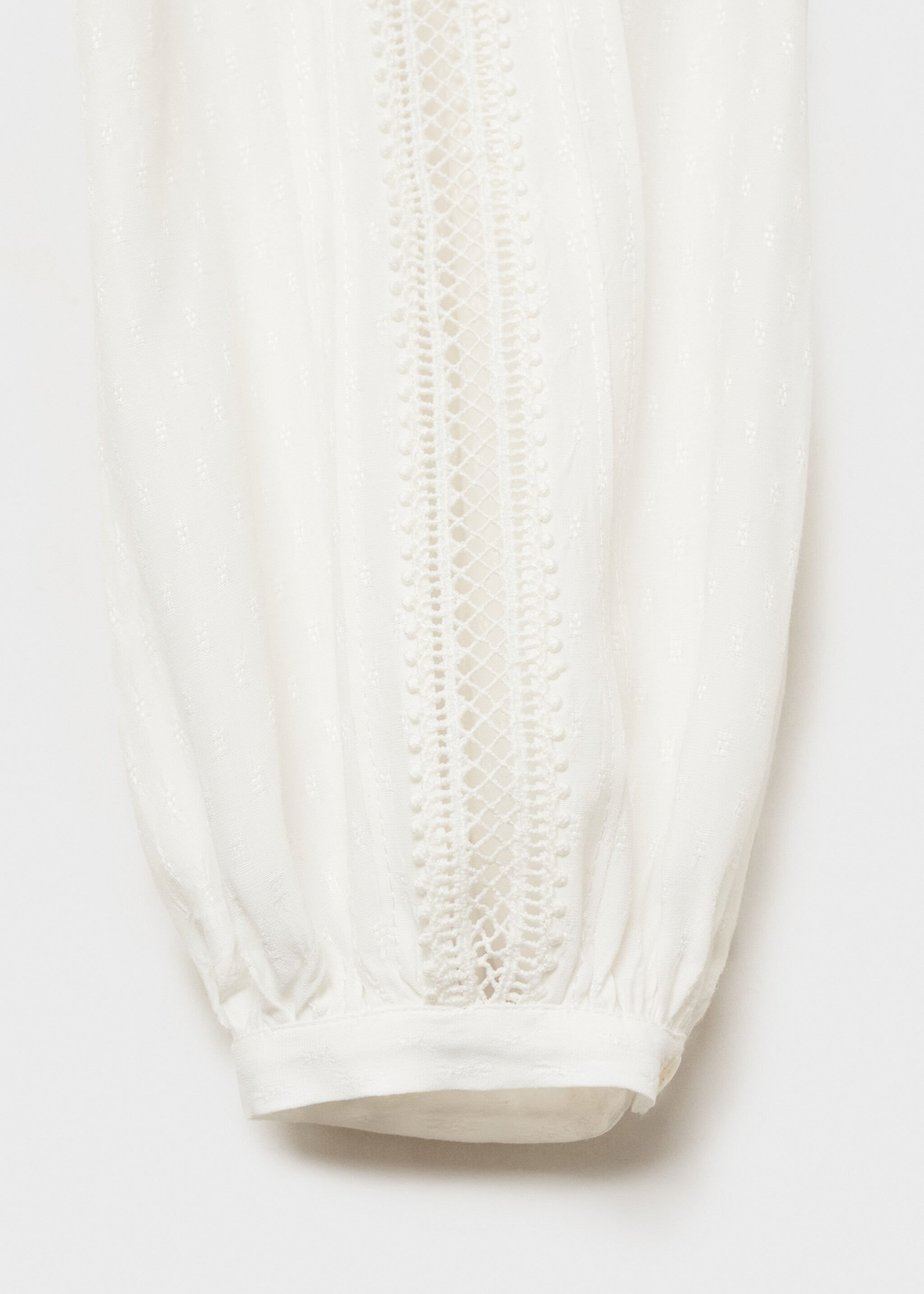 Openwork detail blouse - Details of the article 0