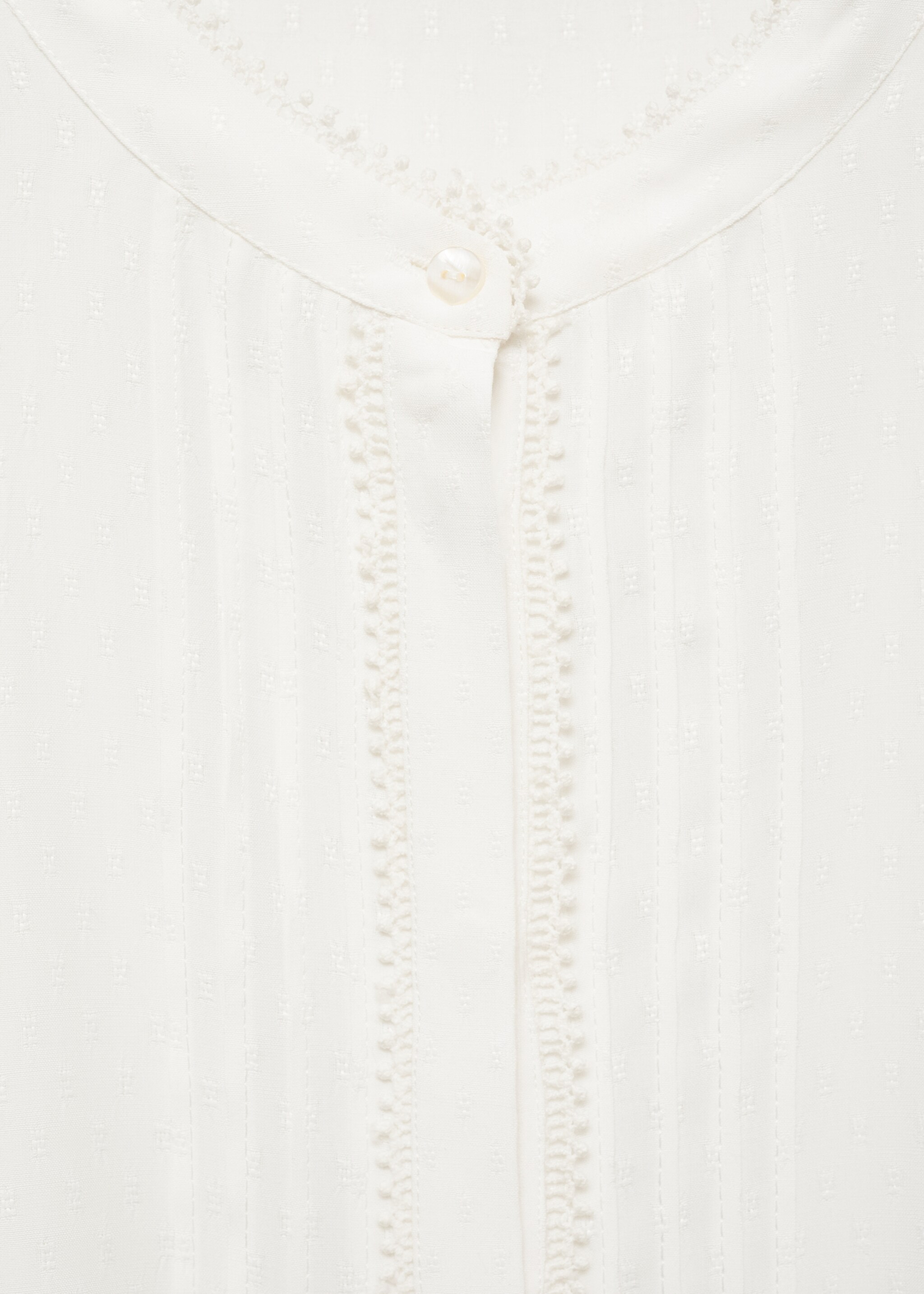 Openwork detail blouse - Details of the article 8