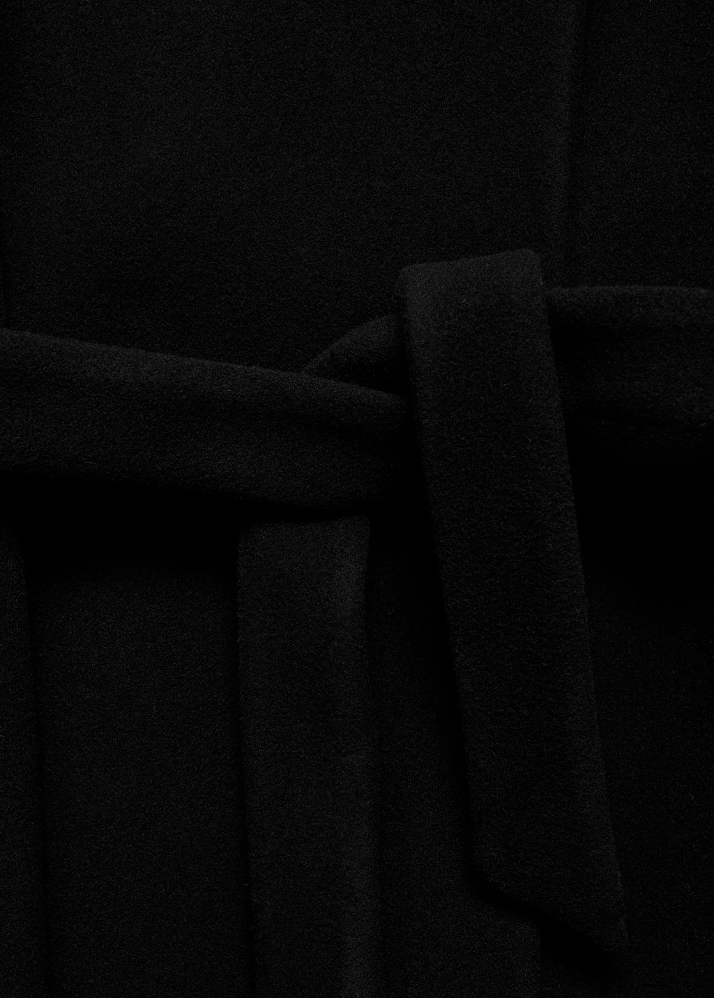 Mango Turtleneck virgin wool coat