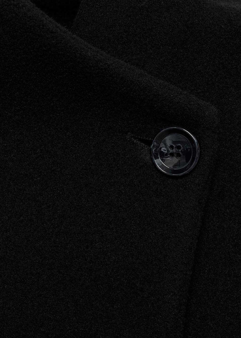 Mango Turtleneck virgin wool coat