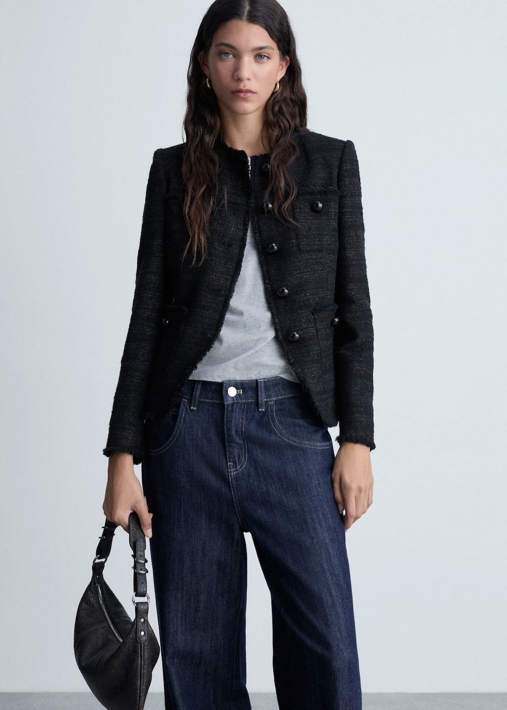 Pocket tweed jacket - Women | MANGO Kosovo Pocket tweed jacket - Women | MANGO Kosovo