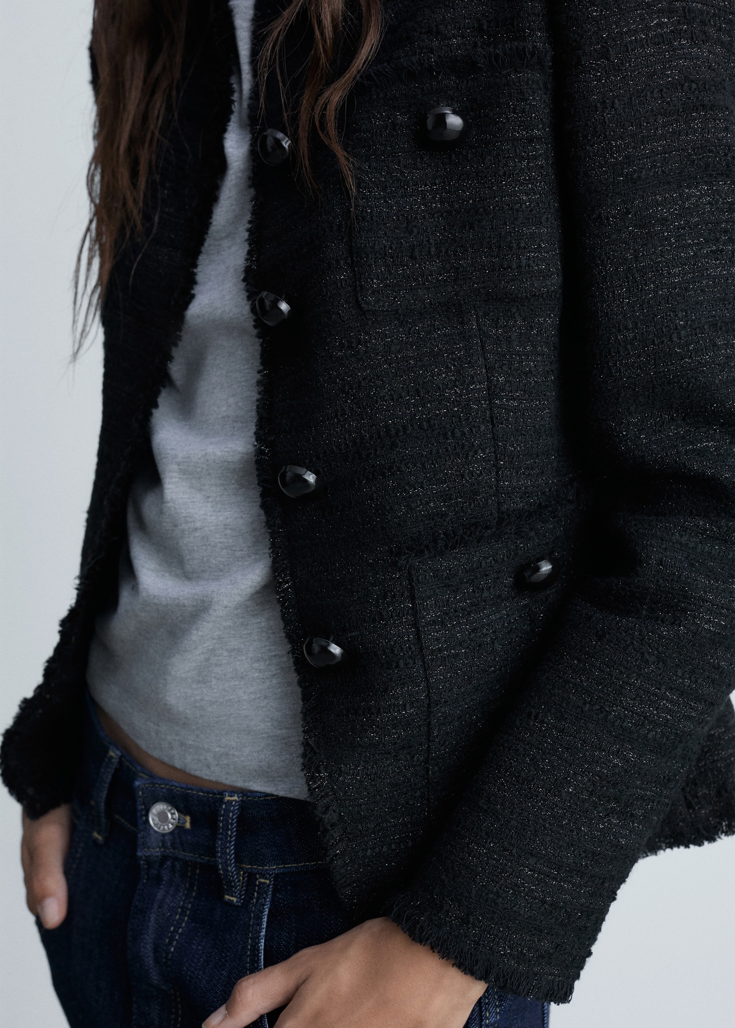 Veste en tweed à poches - Détail de l'article 6