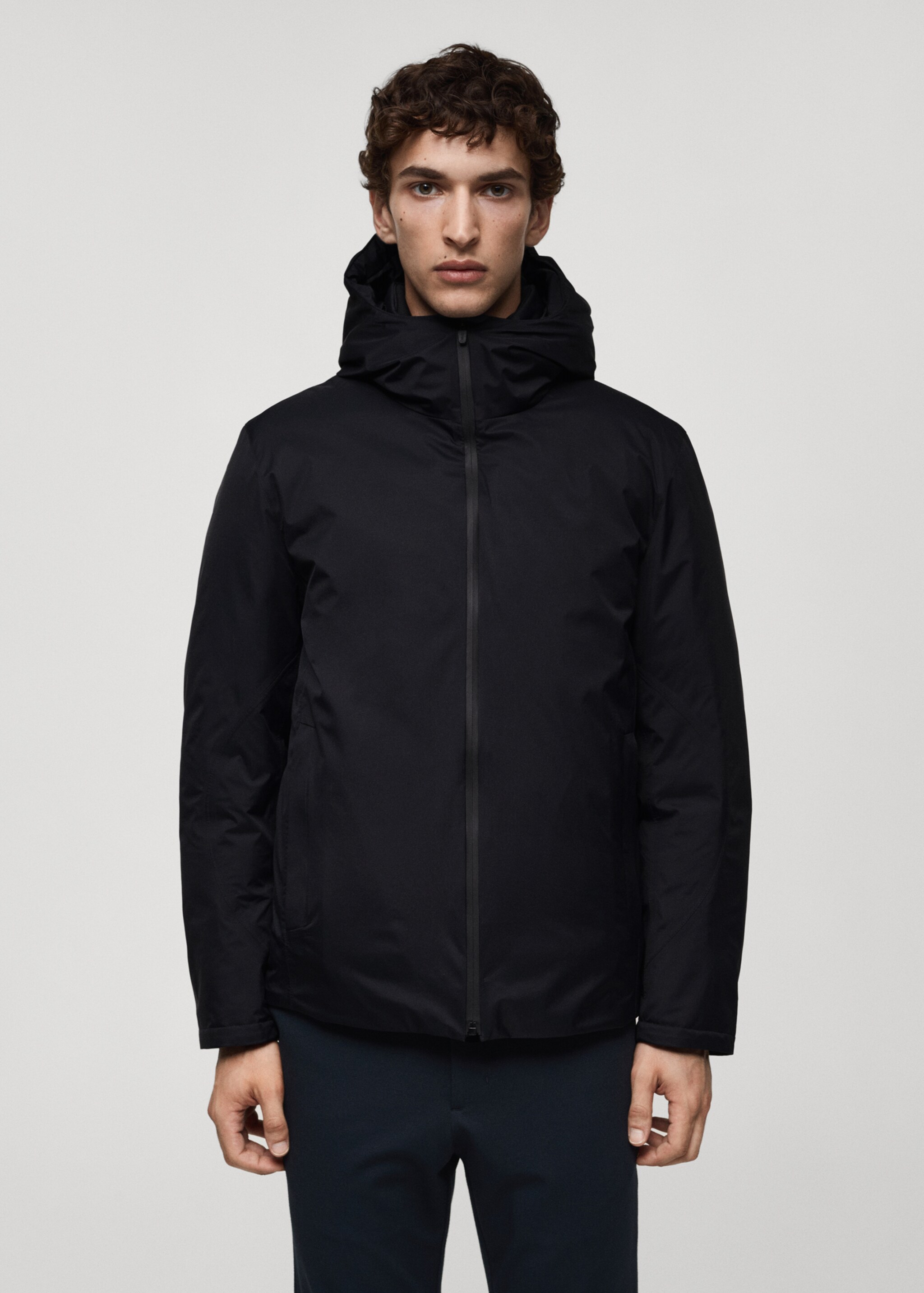 Thermoregulating waterproof padded anorak - Medium plane