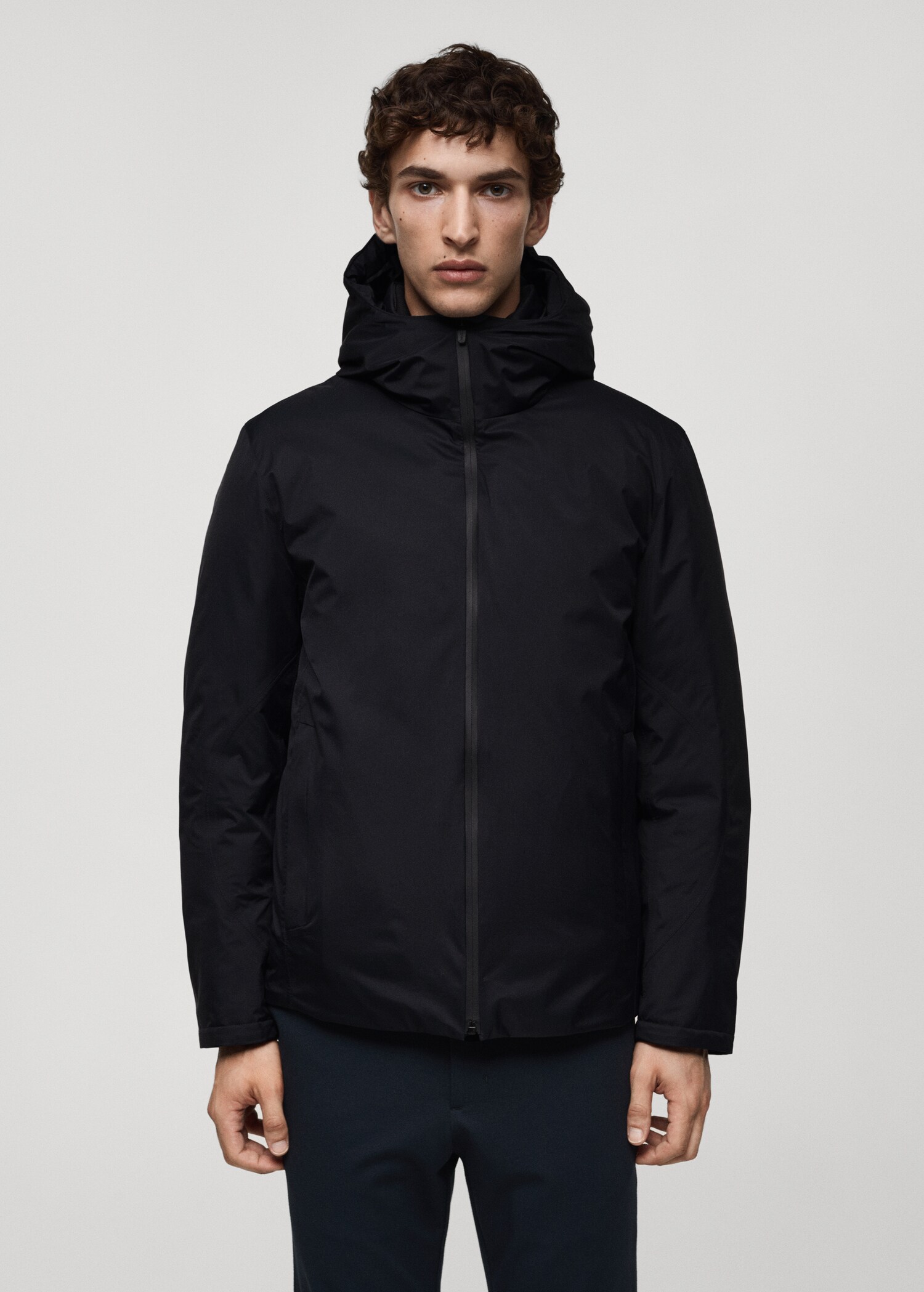 Thermoregulating waterproof padded anorak - Medium plane