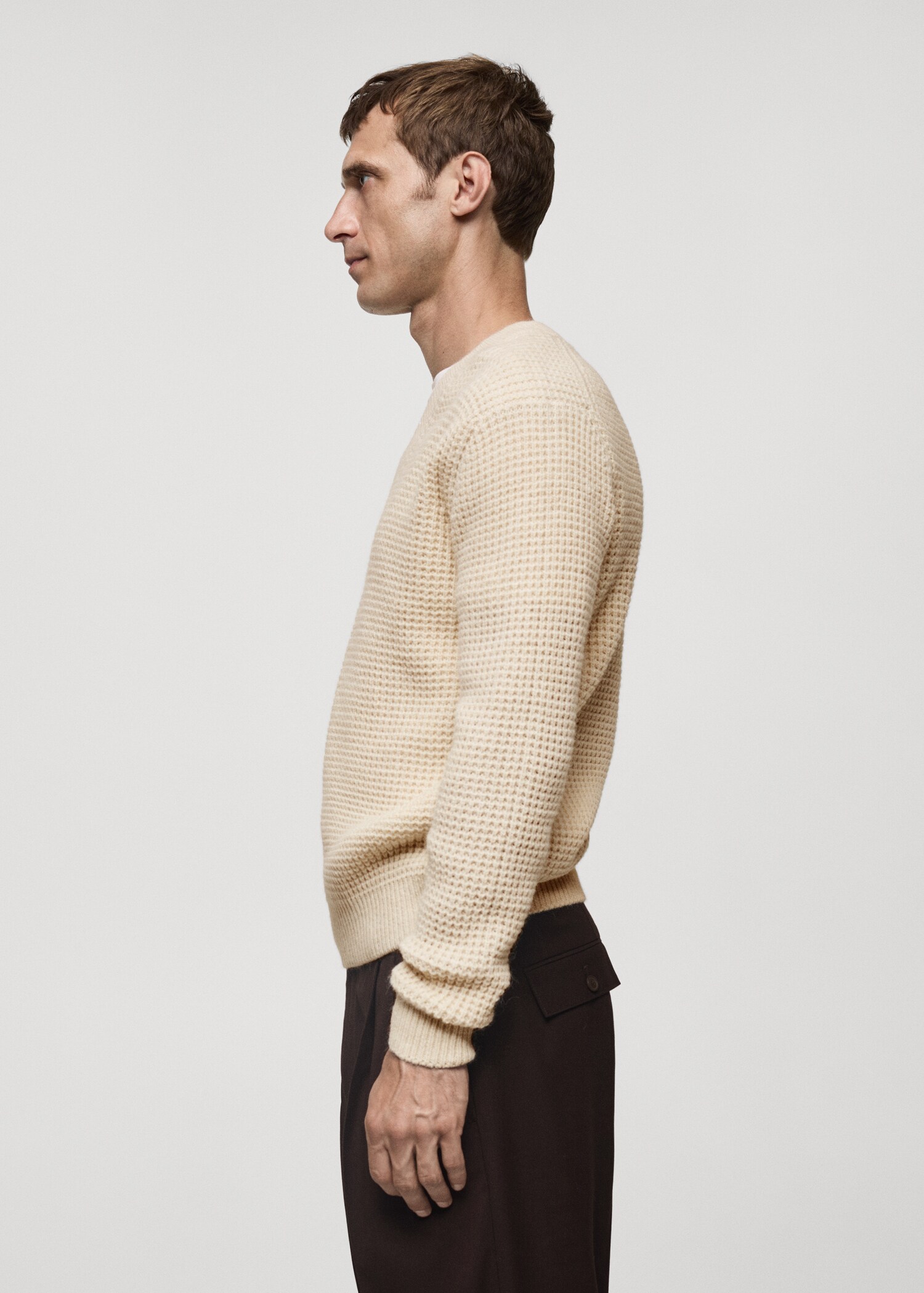 Pull-over col V laine alpaga - Détail de l'article 2