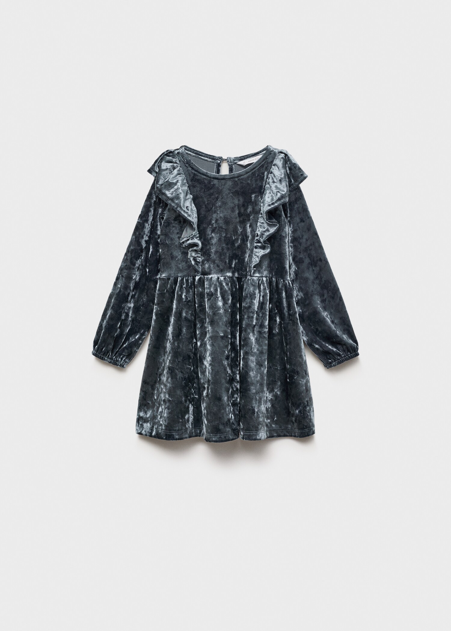 Robe velours volantée - Article sans modèle