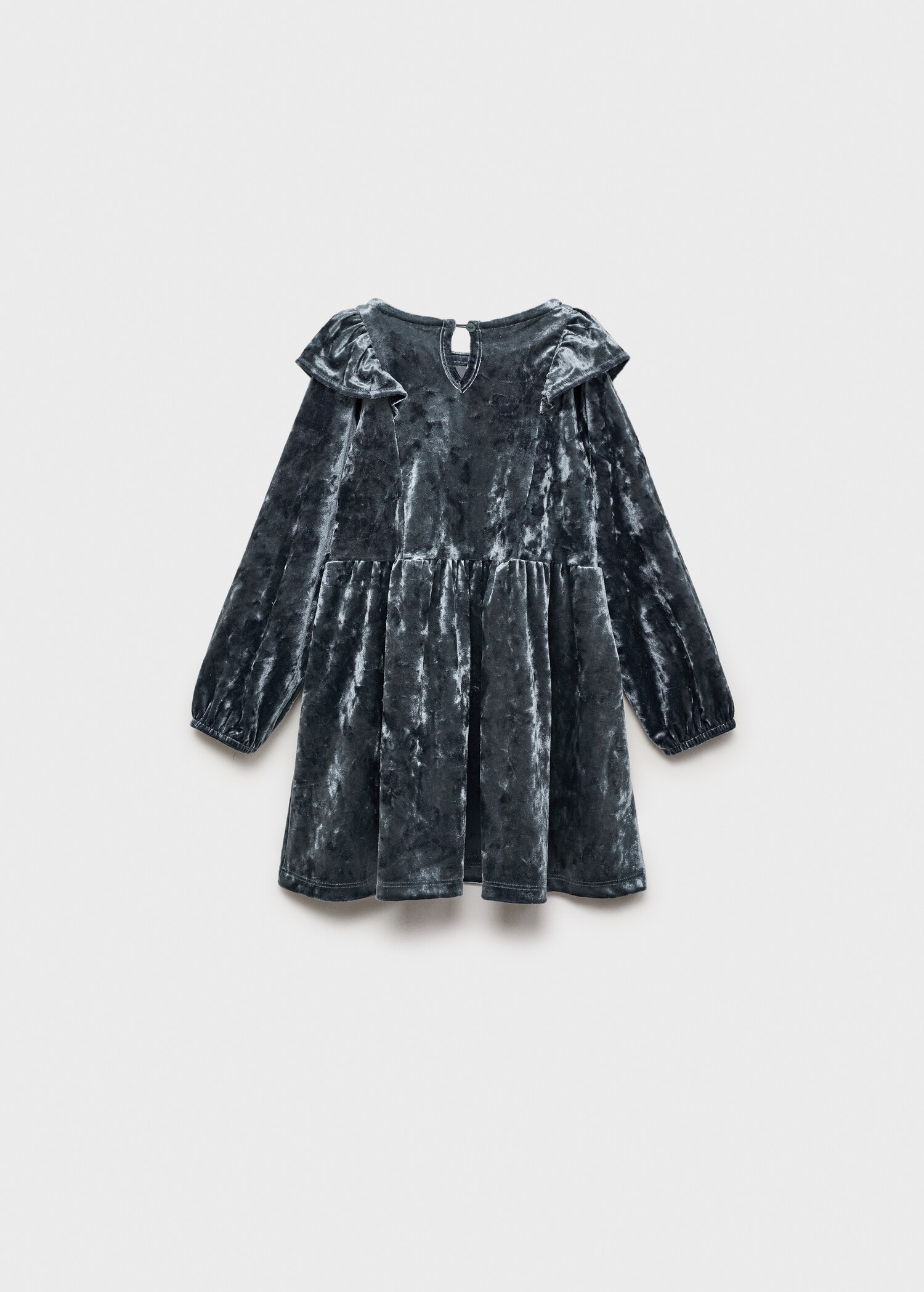 Robe velours volantée - Verso de l’article