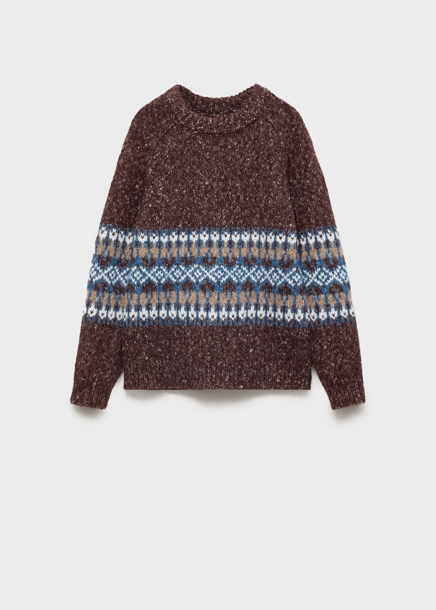 Jacquard knitted sweater - Article without model