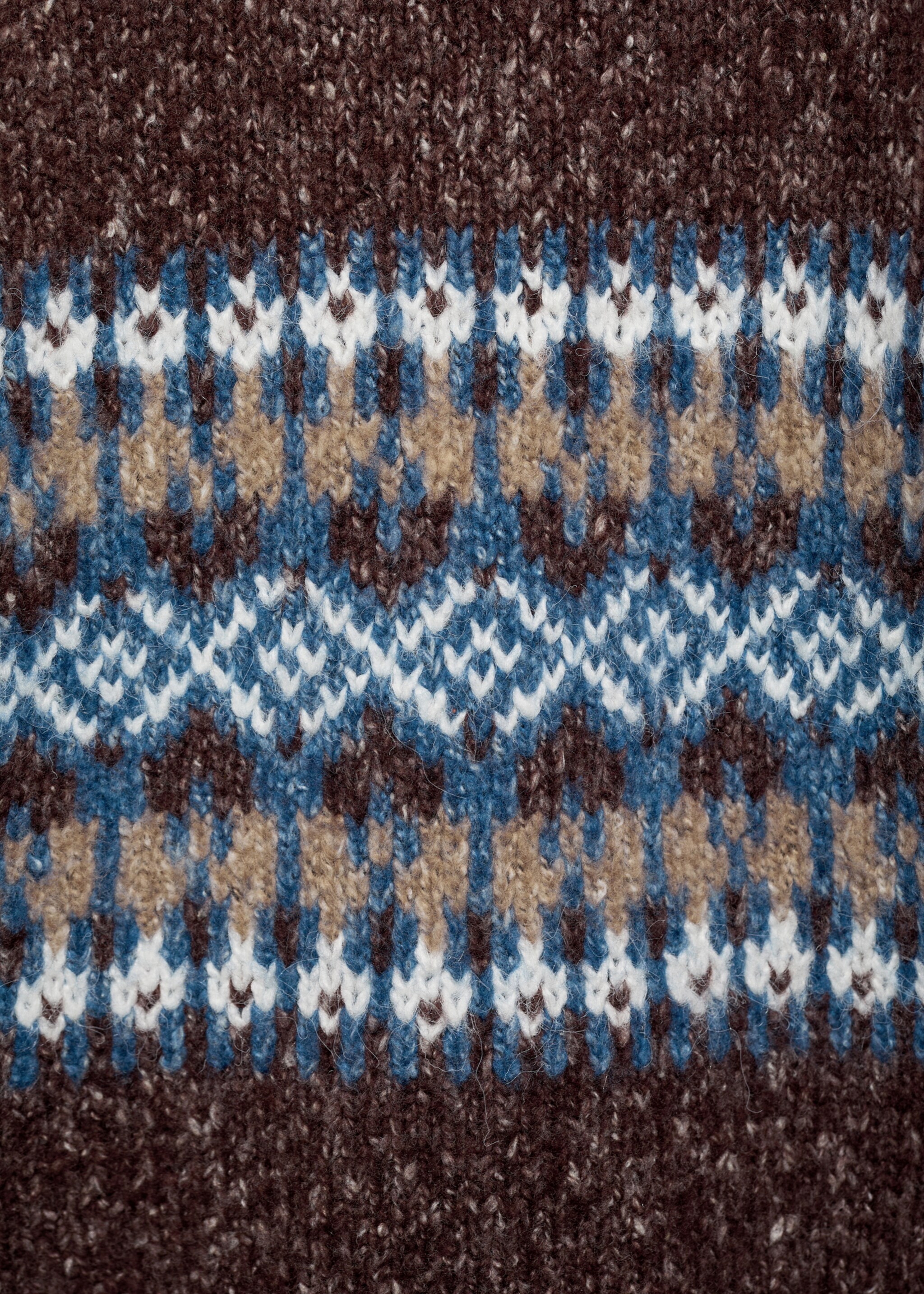 Pull-over maille jacquard - Détail de l'article 0, Grenat. Ref: 77059243-00.