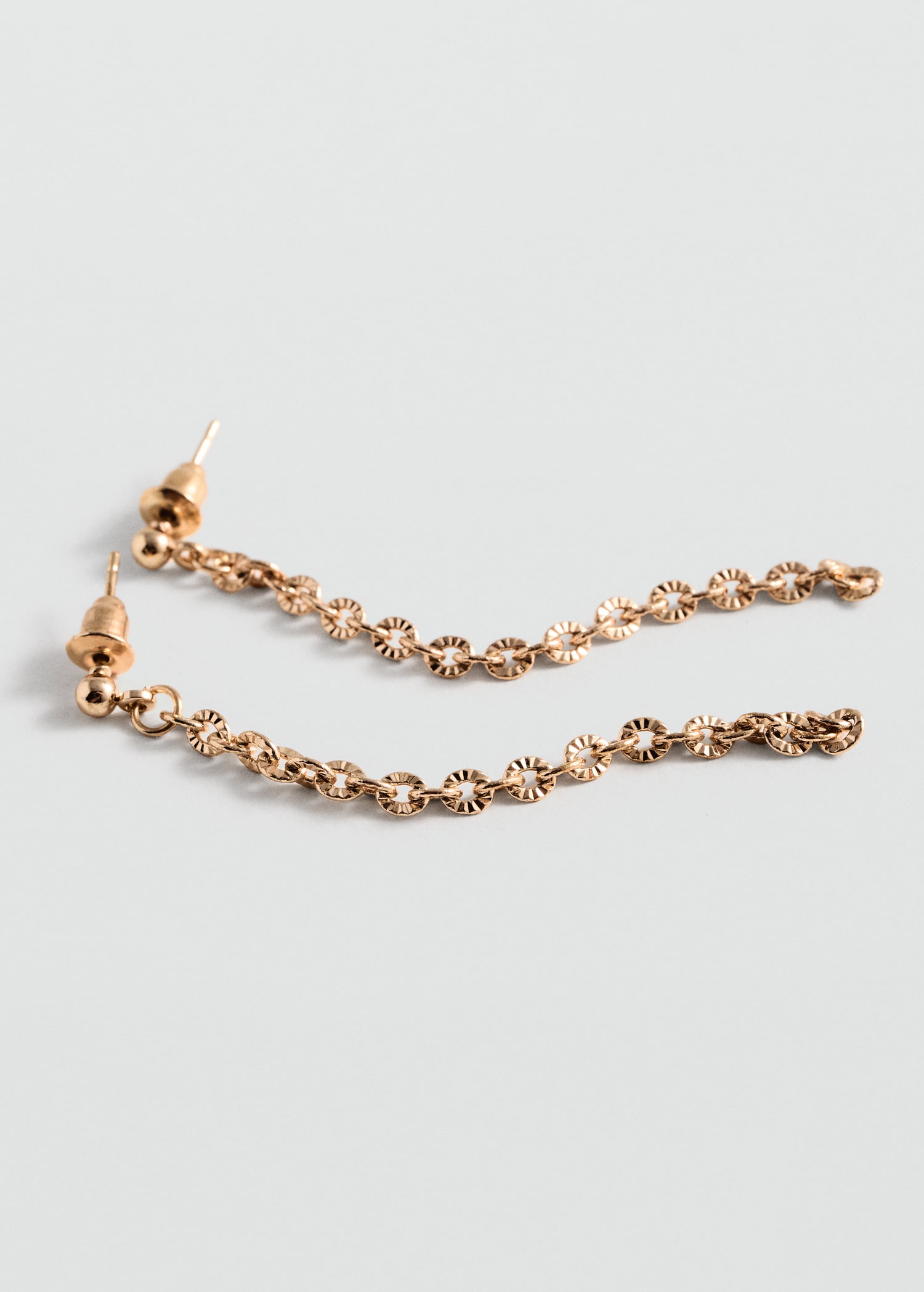 Long beaded earrings - Medium plane