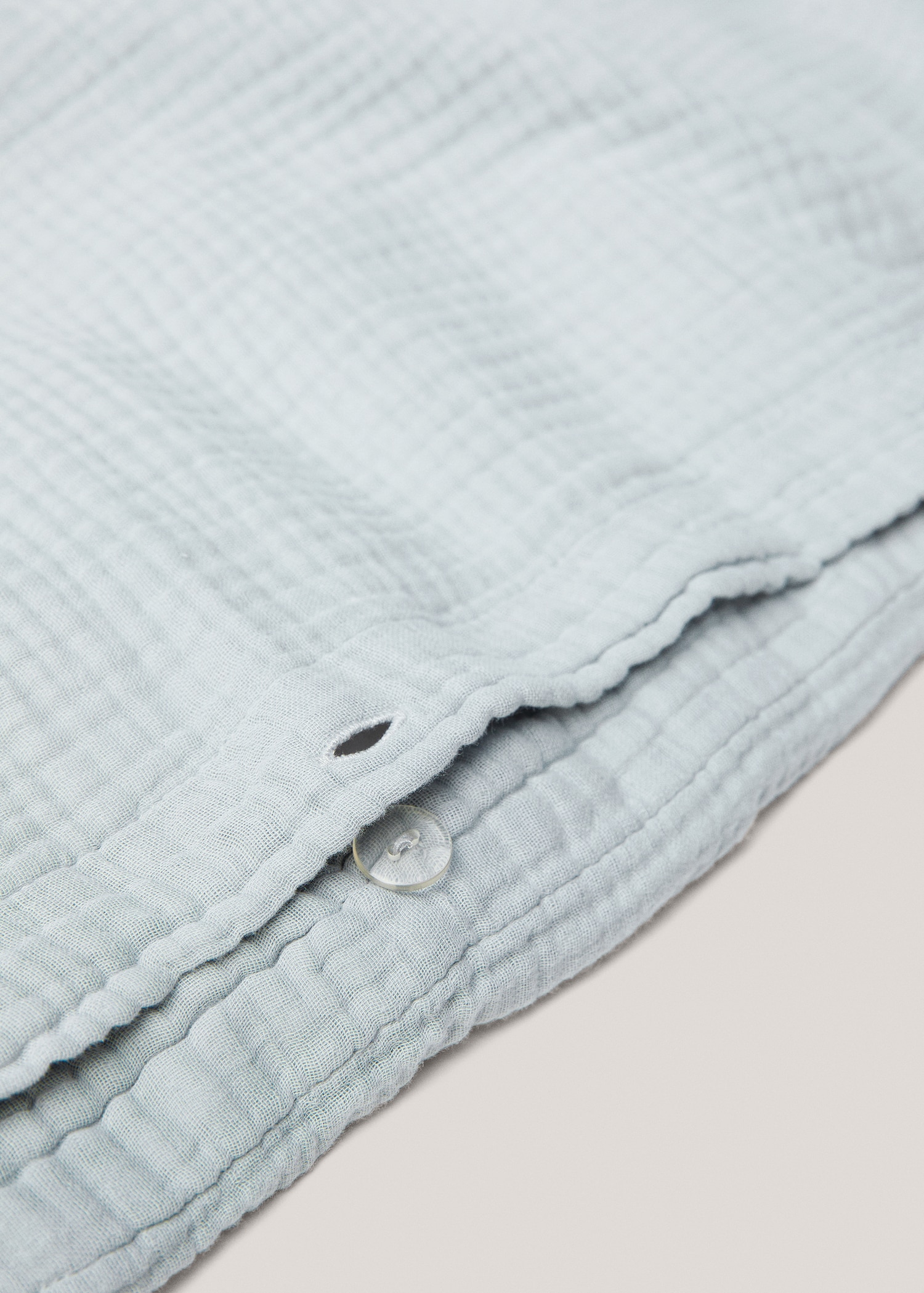 Cotton gauze duvet cover single bed - Details of the article 1