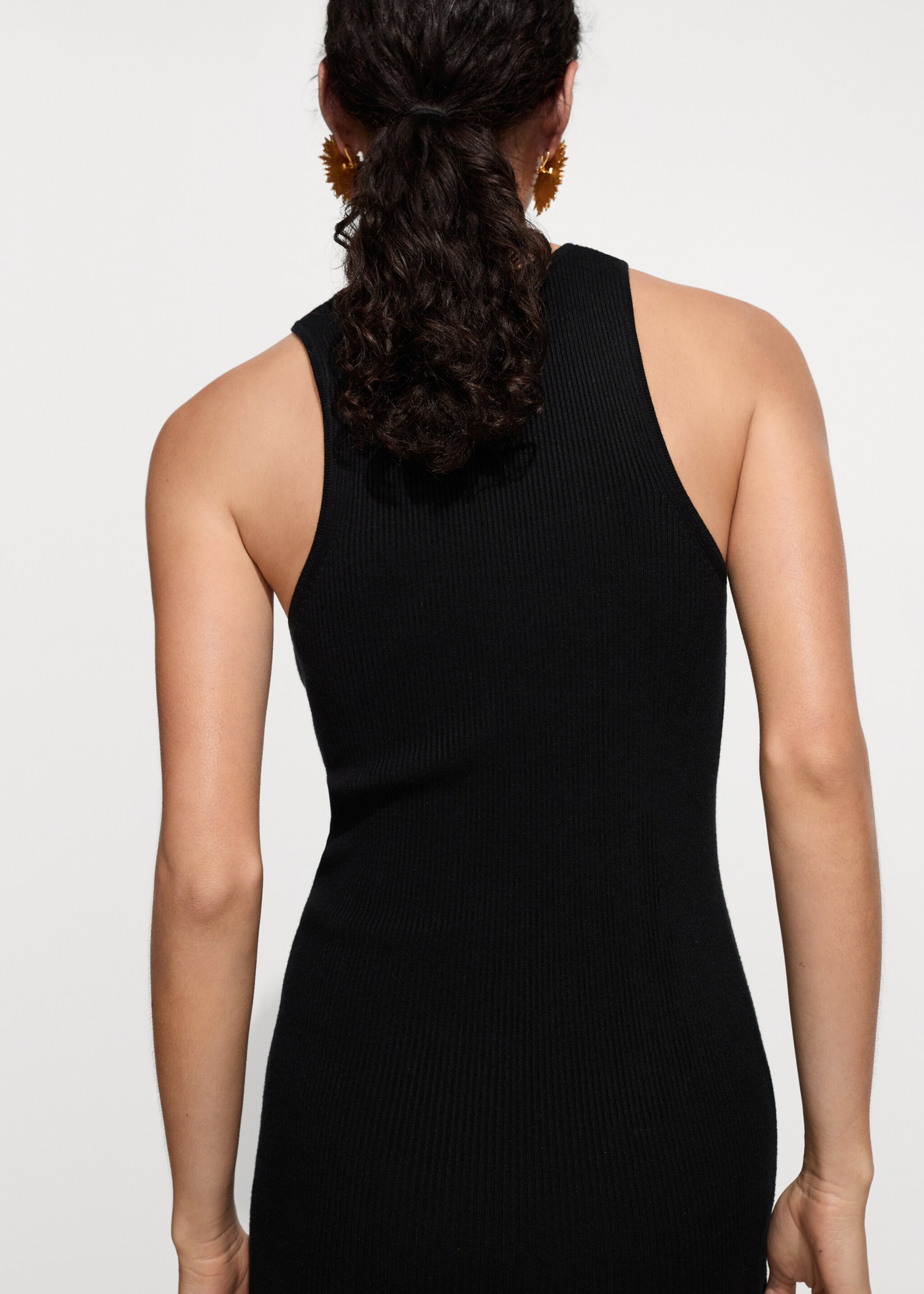 Vestido punto corto - Reverso del artículo
