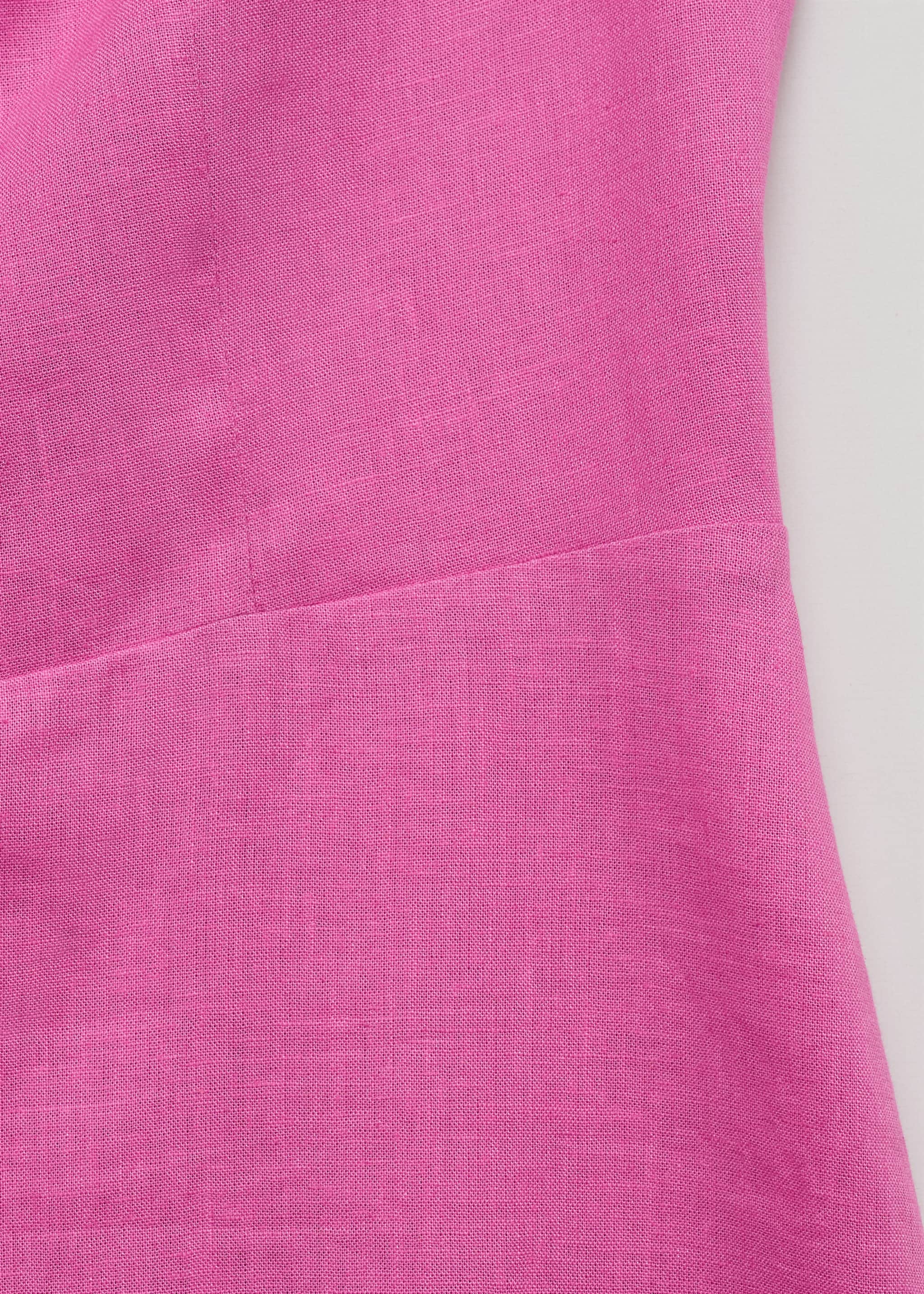 Vestido lino cuello barco - Detalle del artículo 0