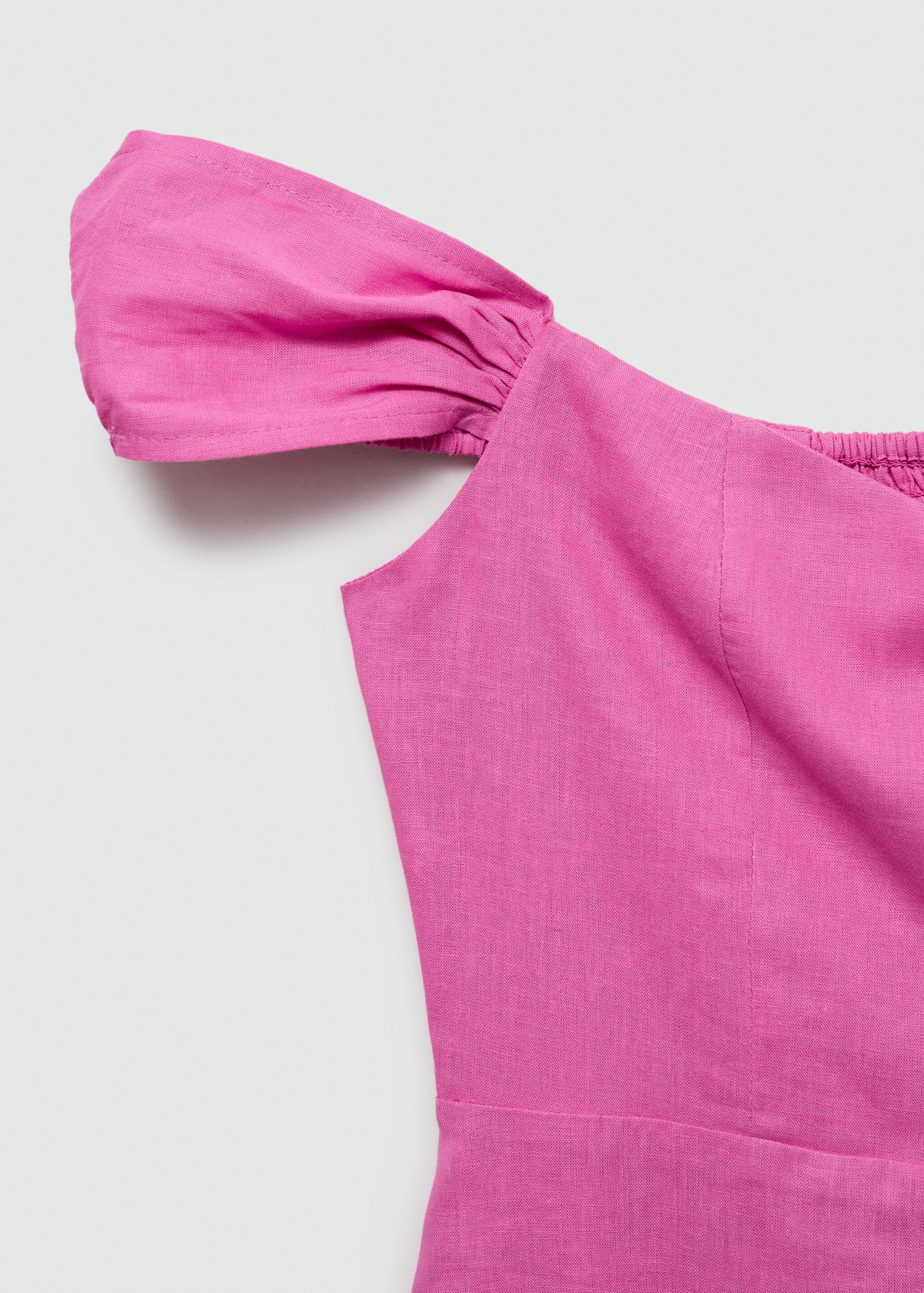 Vestido lino cuello barco - Detalle del artículo 8