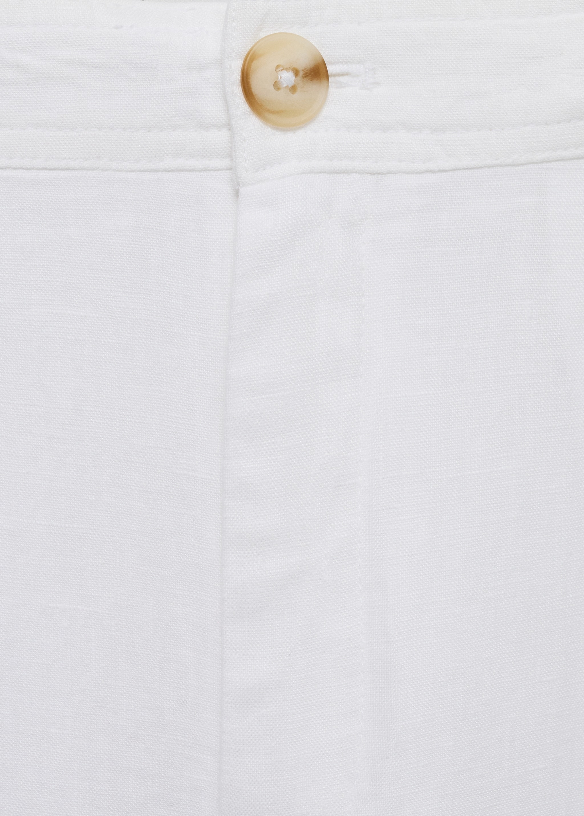 100% linen trousers with darts - Details of the article 8