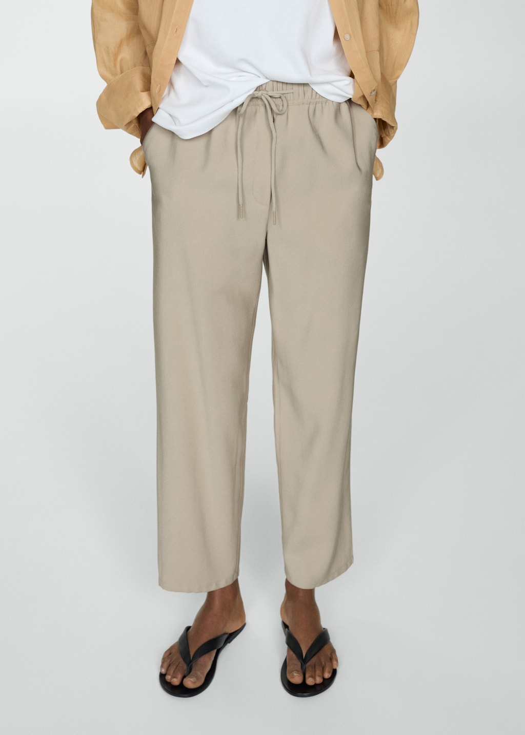 Mango Jogger Pants mit Kordel