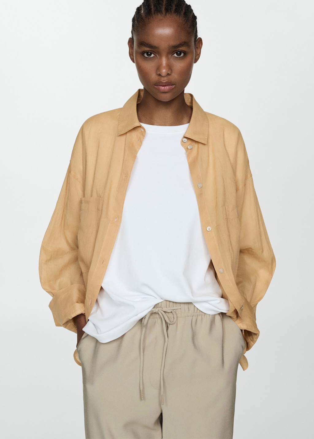 Drawstring jogger pants