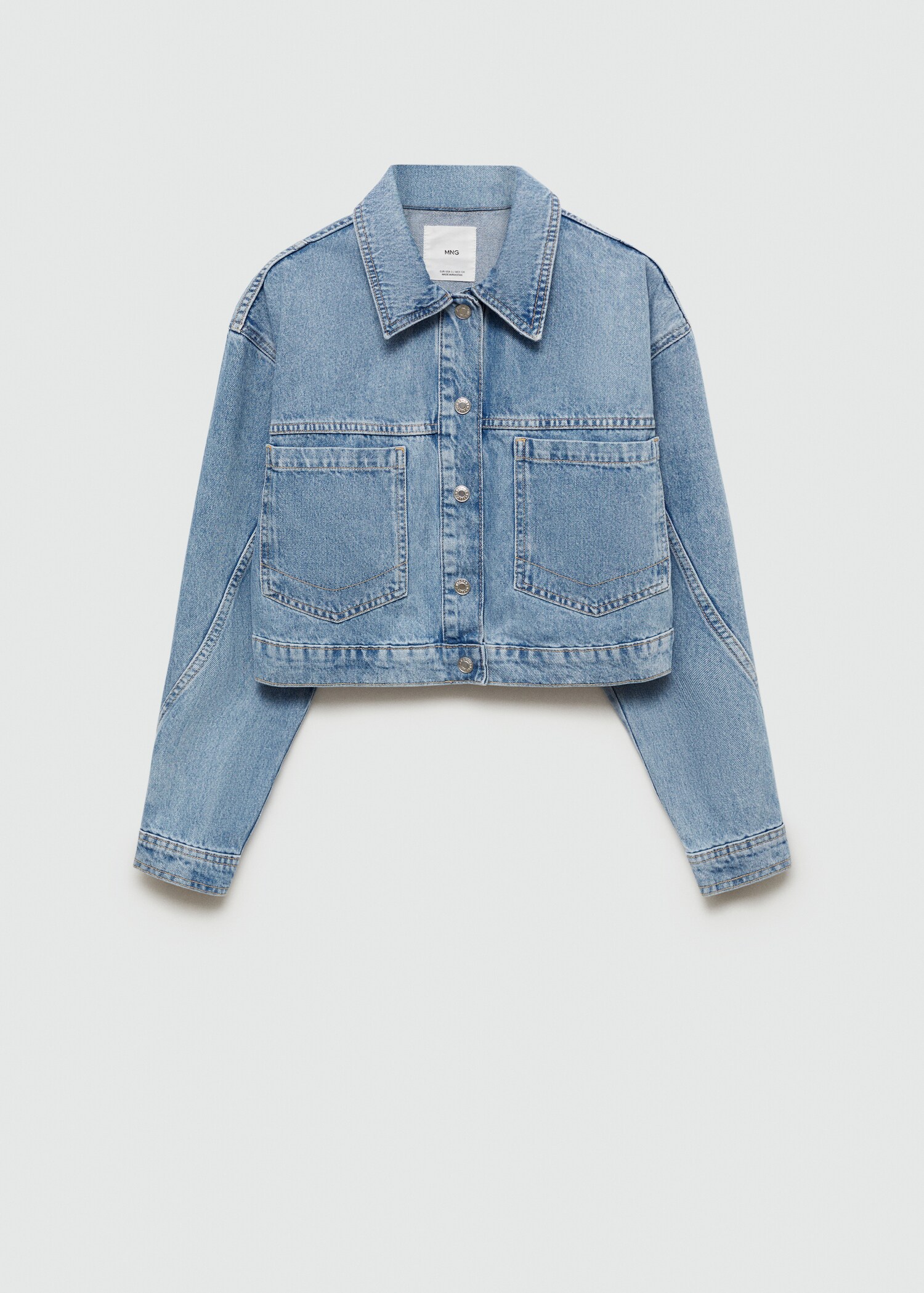 Pocketed denim jacket - Article without model