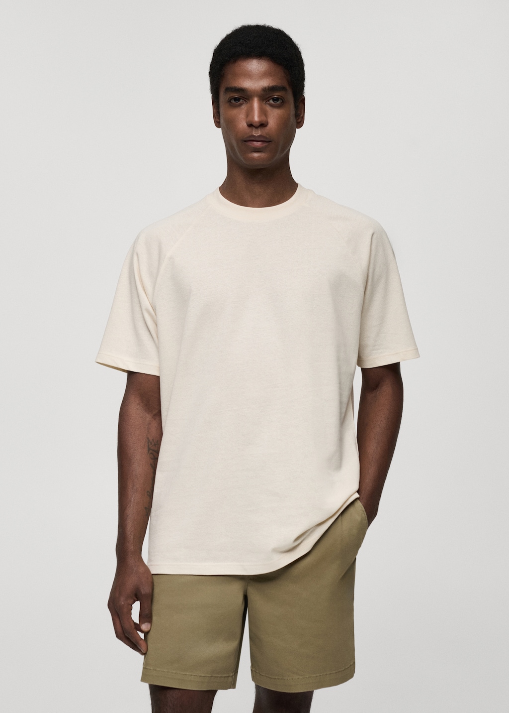 Mango Relaxed Fit-T-Shirt aus Baumwolle