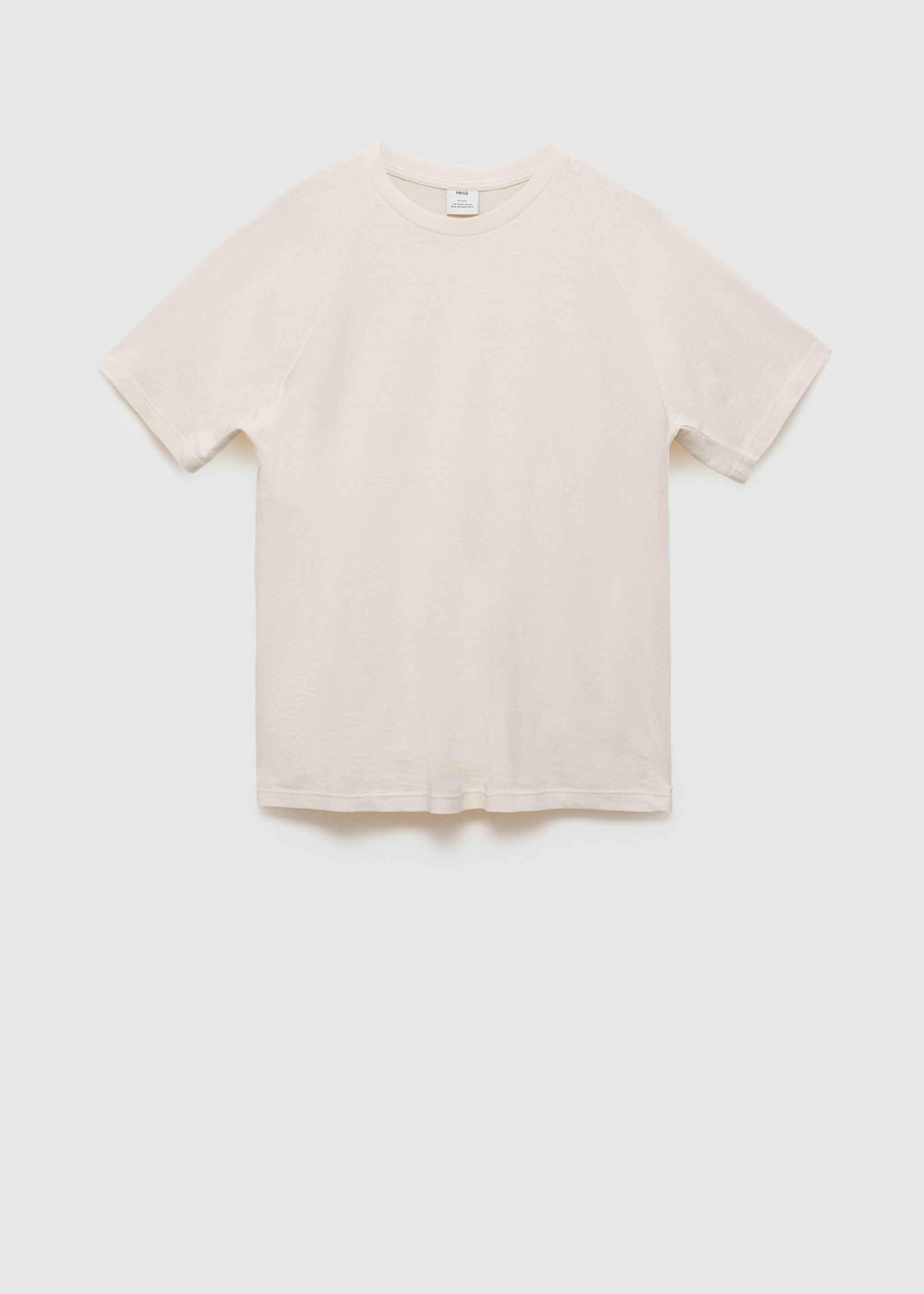 Camiseta algodón relaxed fit - Artículo sin modelo
