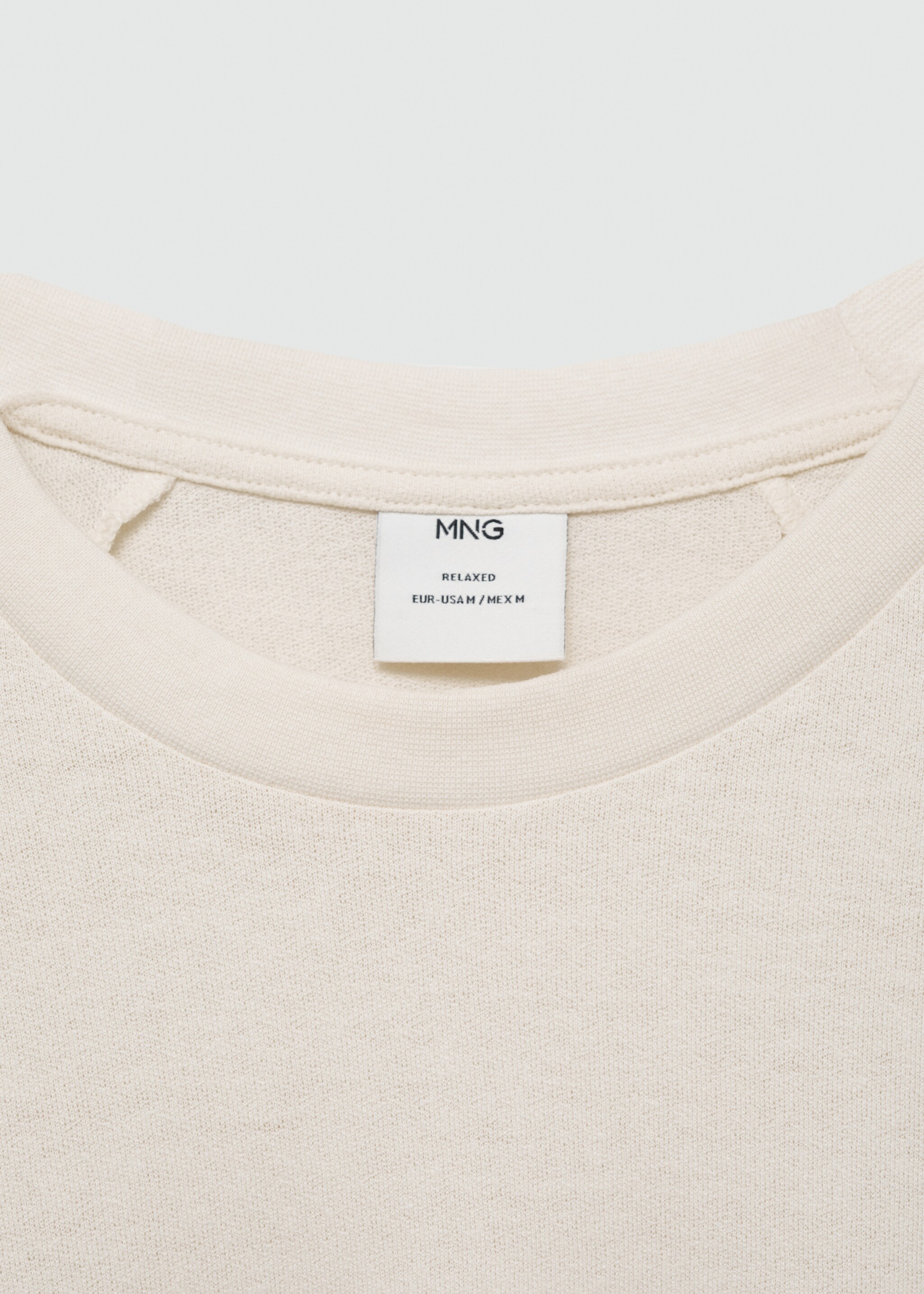 Camiseta algodón relaxed fit - Detalle del artículo 8